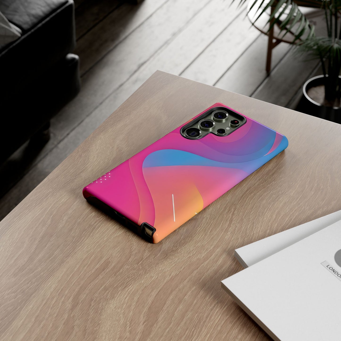 Stylish Tough Phone Case - Colorful Abstract Design for Trendsetters