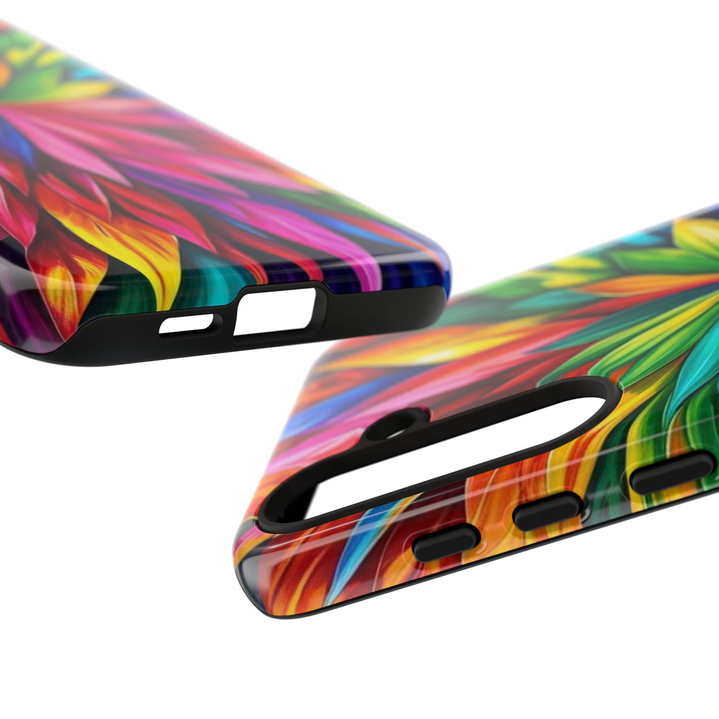 Colorful Floral Phone Cover - Tough Cases for Vibrant Protection