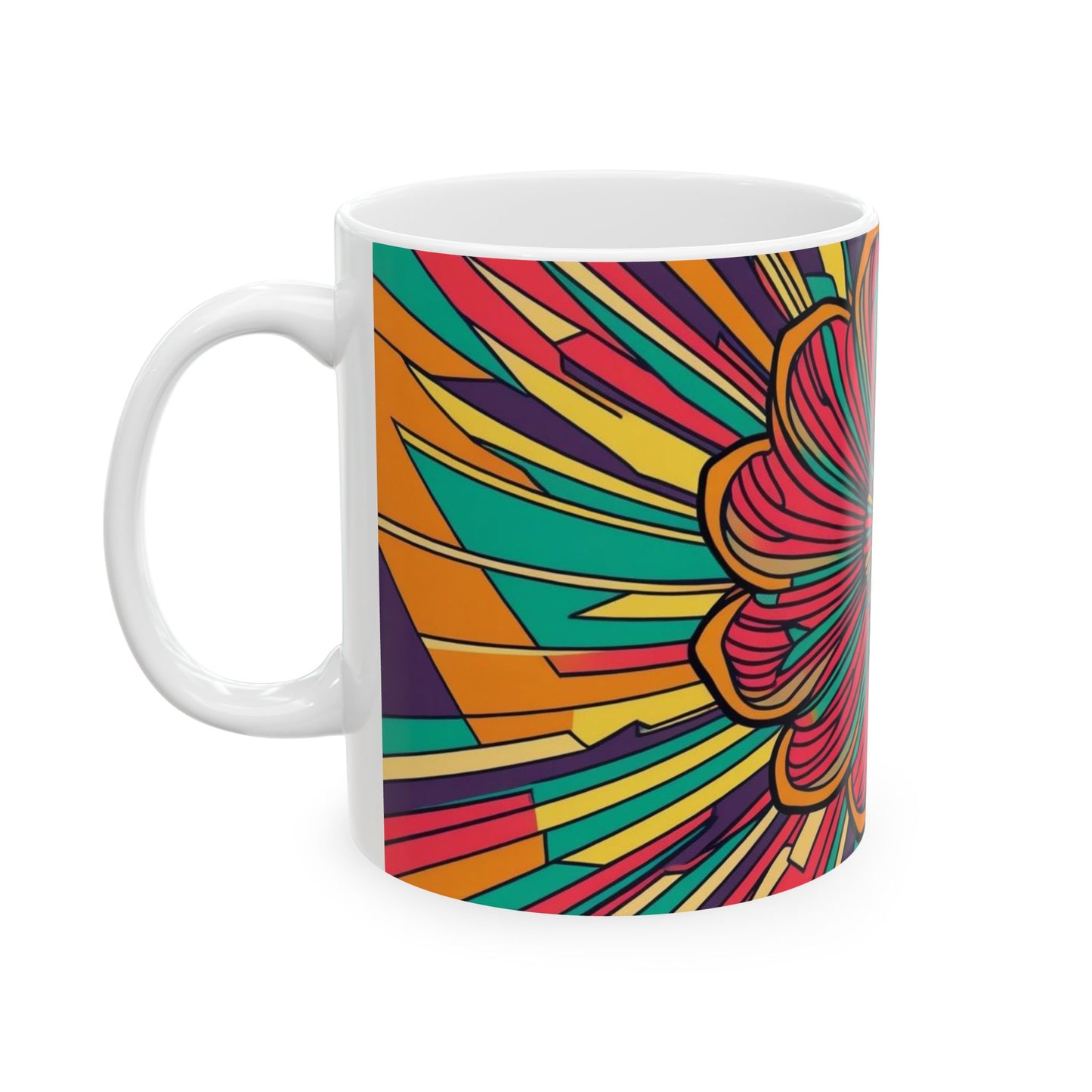 Vibrant Colorful Coffee Mug- Perfect for Home and Gifts