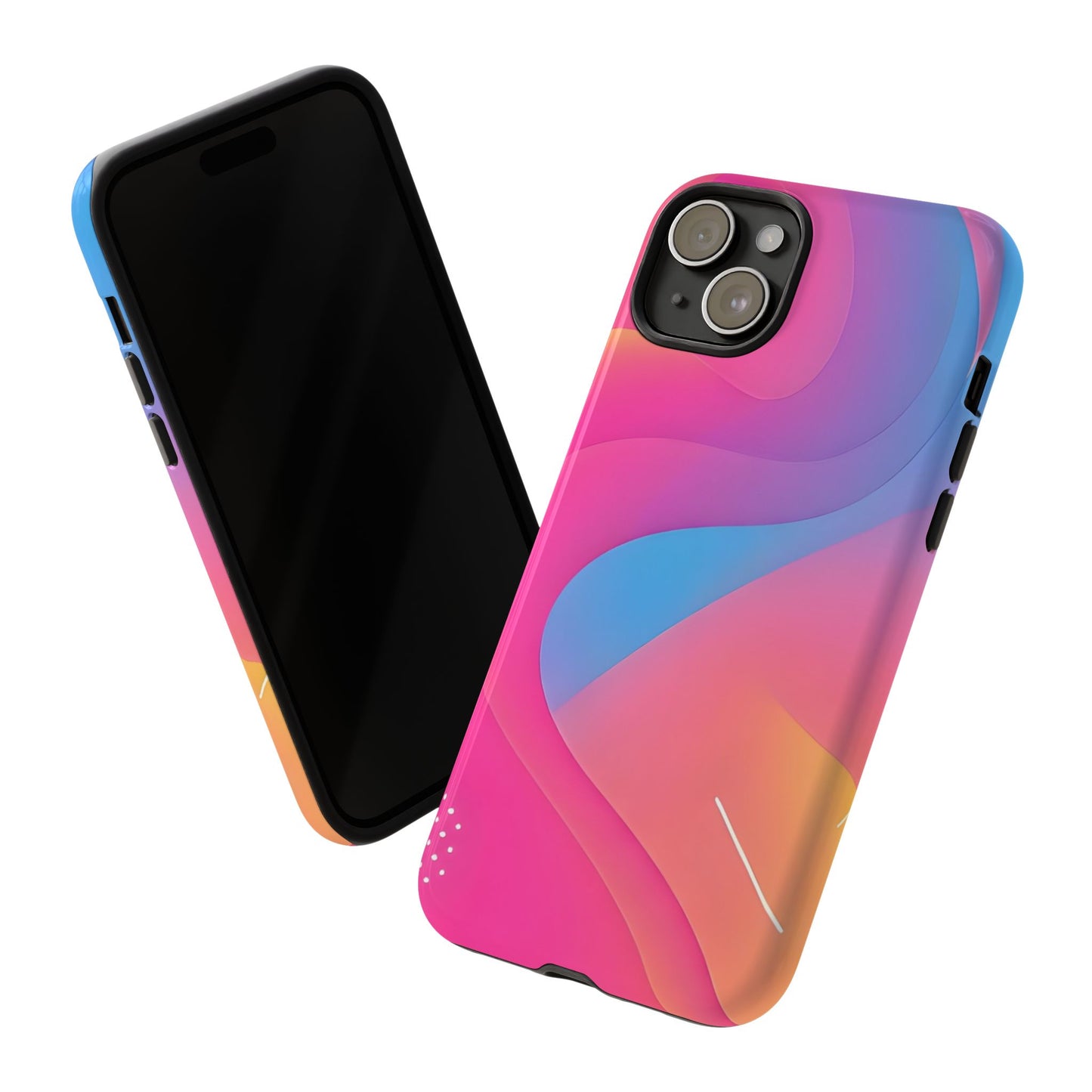 Stylish Tough Phone Case - Colorful Abstract Design for Trendsetters