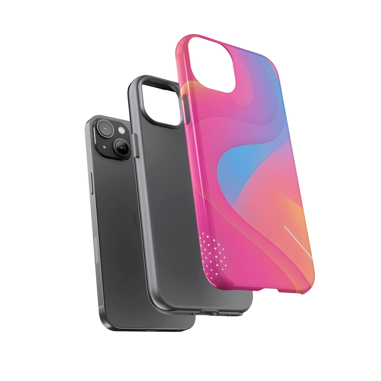 Stylish Tough Phone Case - Colorful Abstract Design for Trendsetters