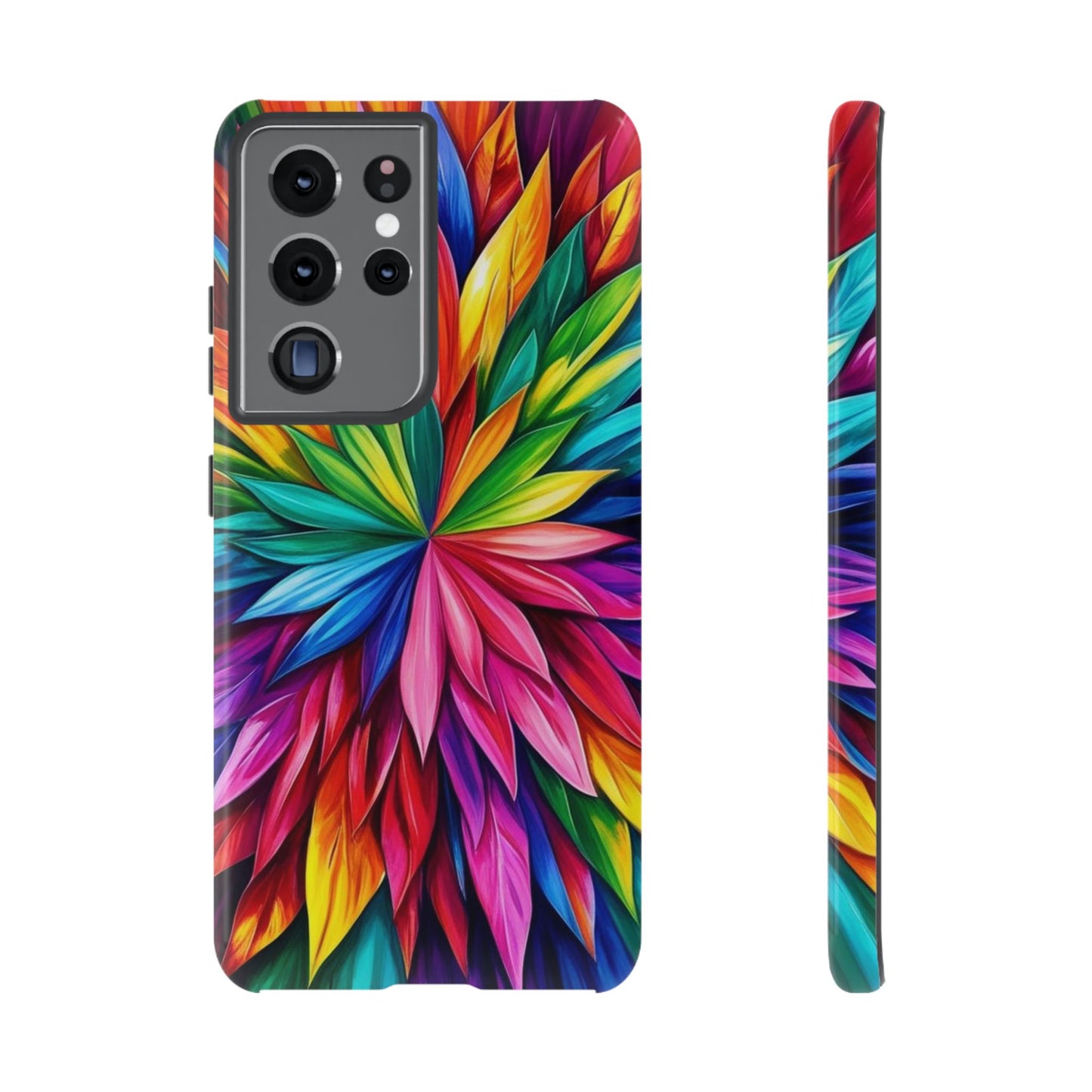 Colorful Floral Phone Cover - Tough Cases for Vibrant Protection