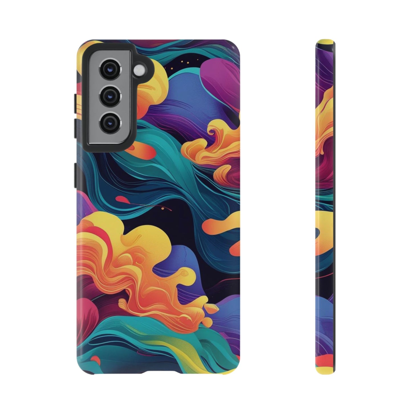 Colorful Phone Cover, Artistic Cellphone Cover, Unique Gift for Her, Trendy Accessories, Vibrant Protection