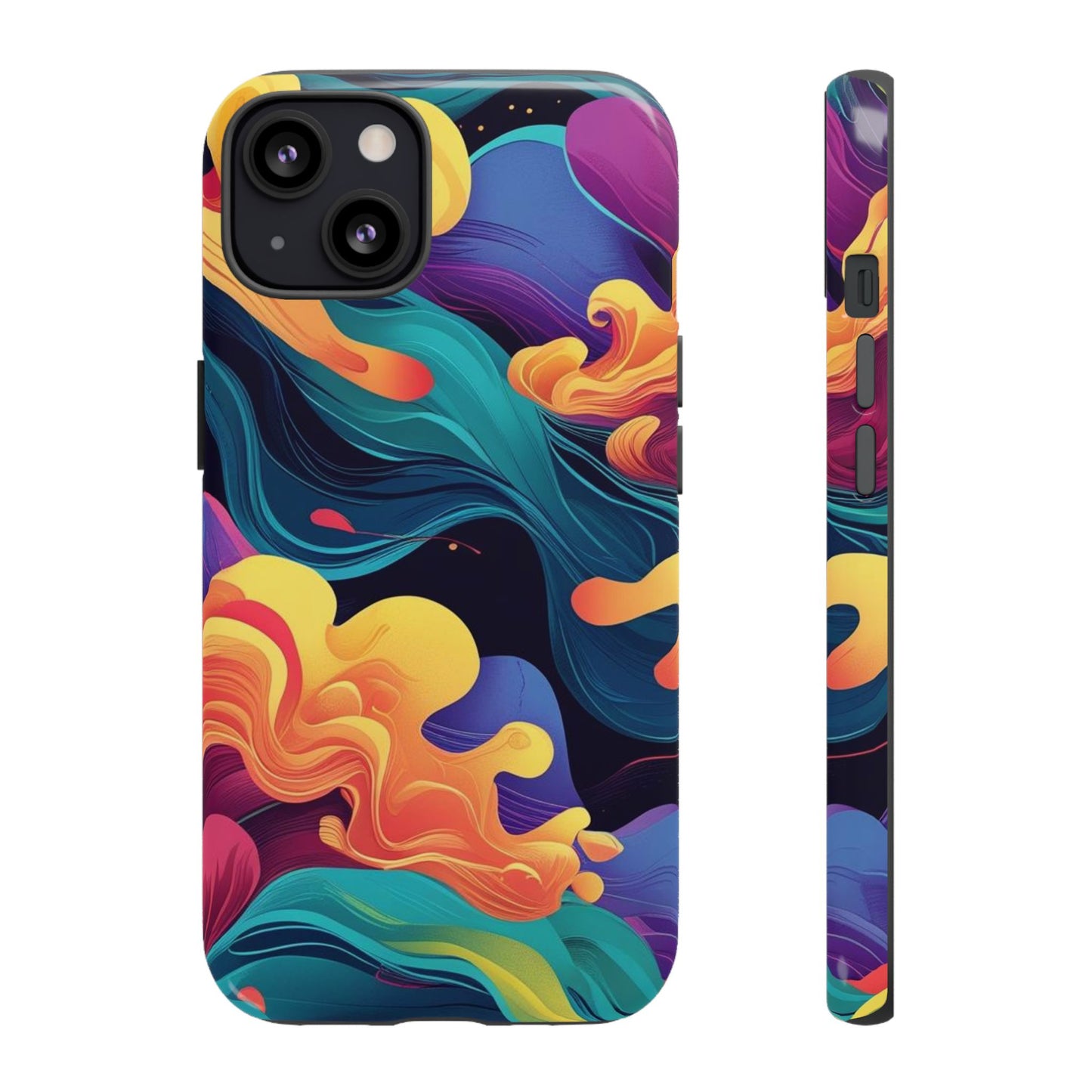Colorful Phone Cover, Artistic Cellphone Cover, Unique Gift for Her, Trendy Accessories, Vibrant Protection