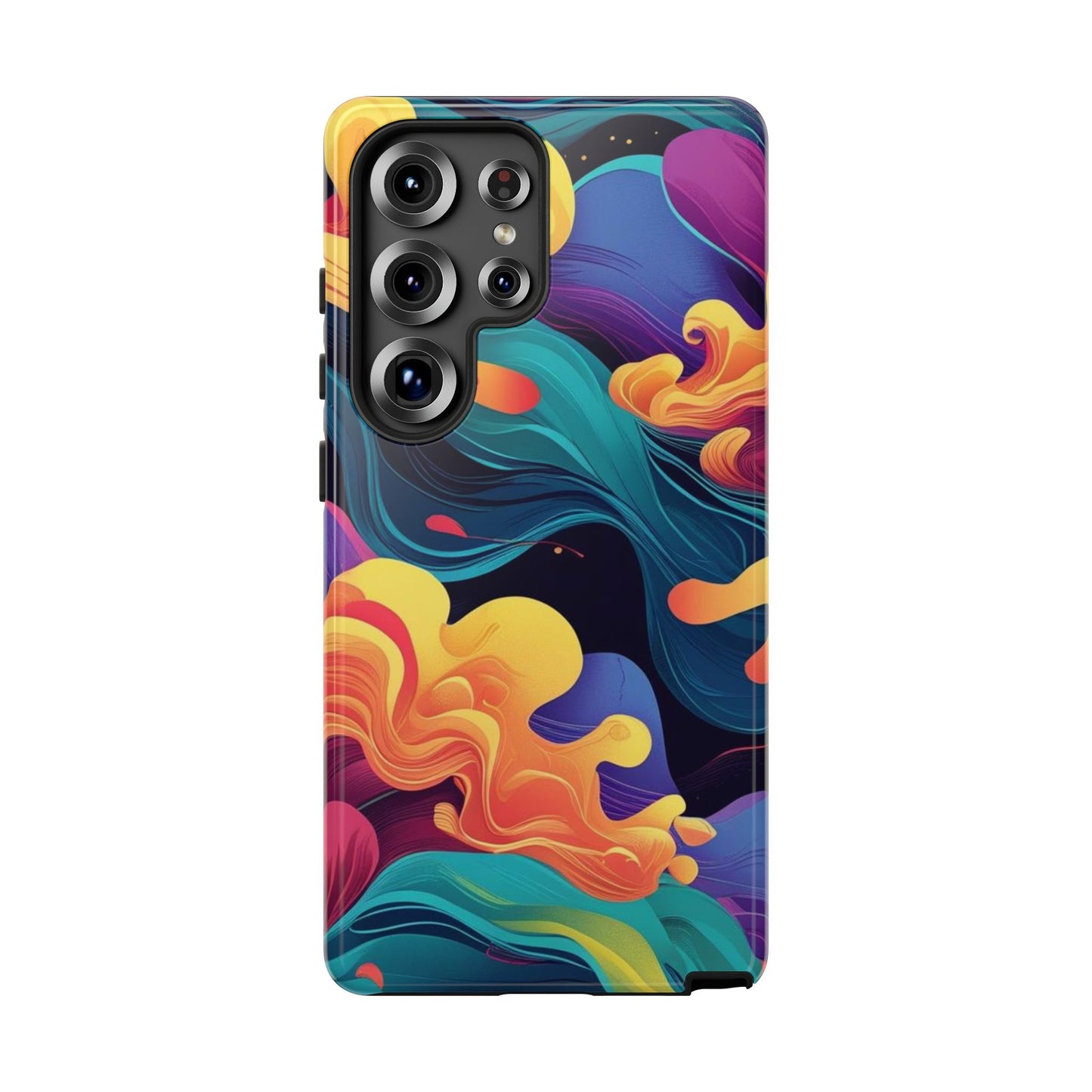 Colorful Phone Cover, Artistic Cellphone Cover, Unique Gift for Her, Trendy Accessories, Vibrant Protection