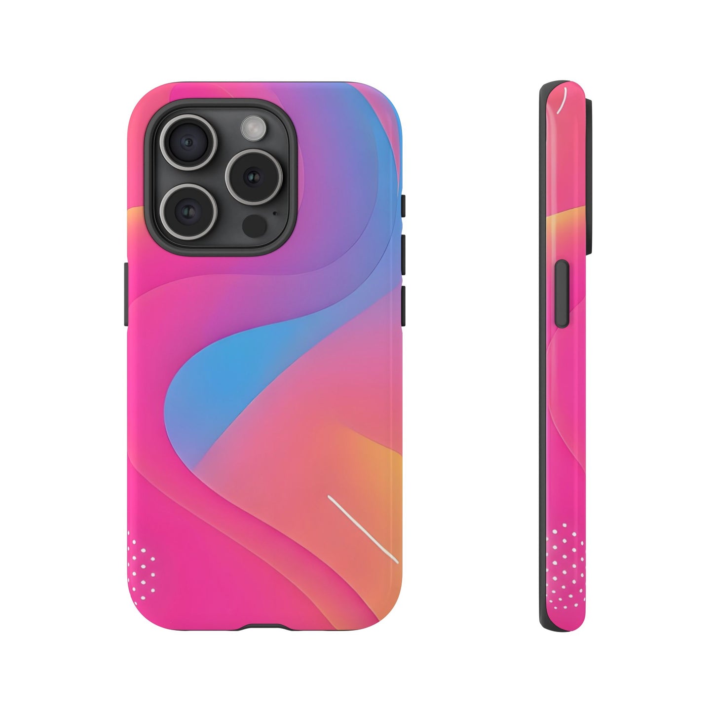 Stylish Tough Phone Case - Colorful Abstract Design for Trendsetters