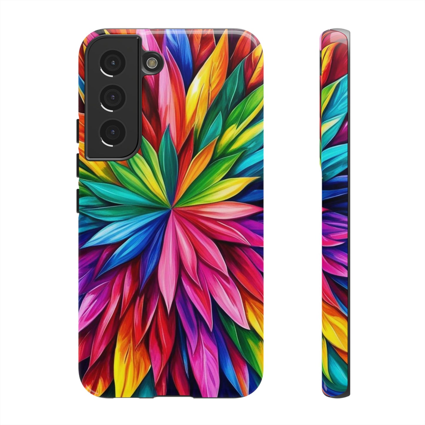 Colorful Floral Phone Cover - Tough Cases for Vibrant Protection