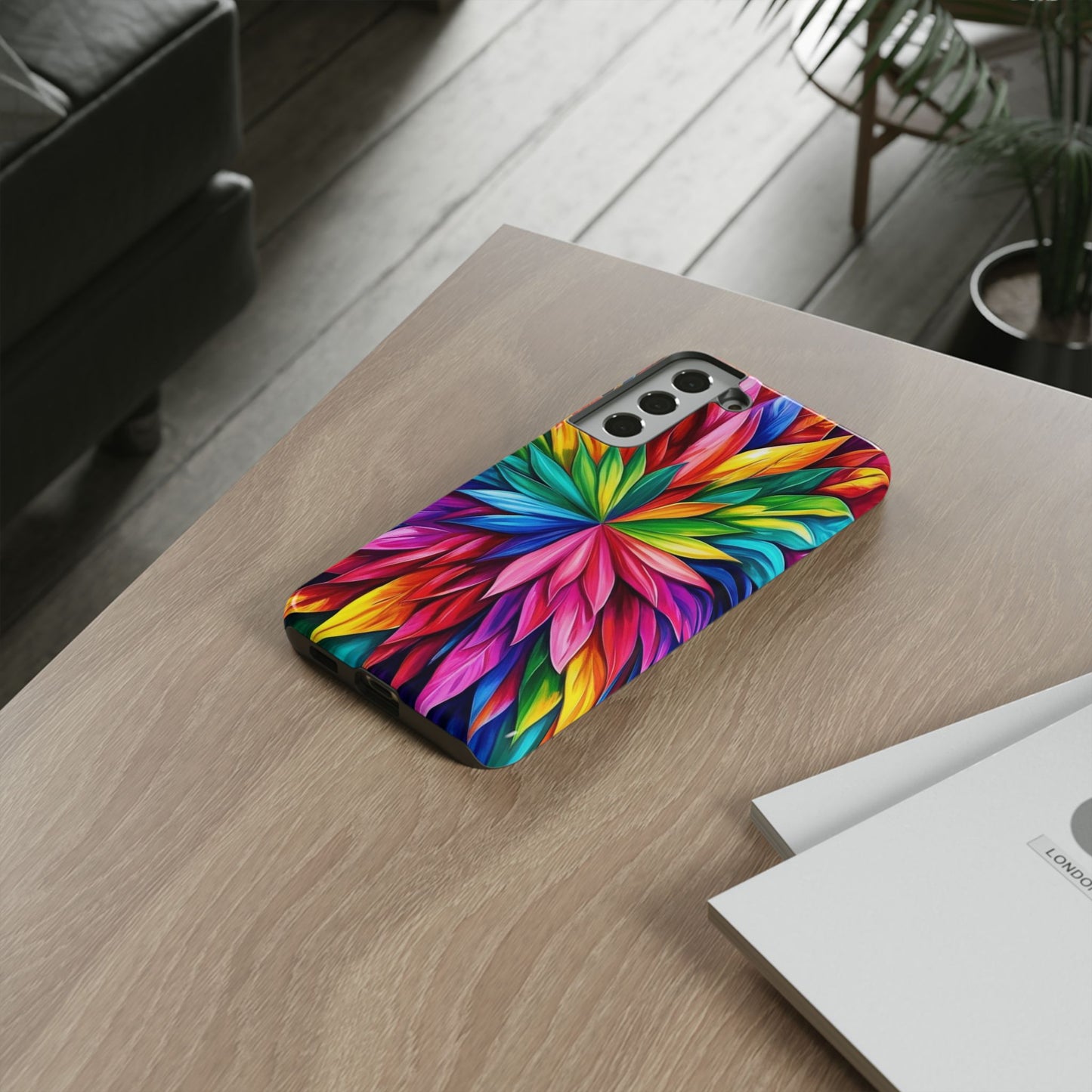 Colorful Floral Phone Cover - Tough Cases for Vibrant Protection