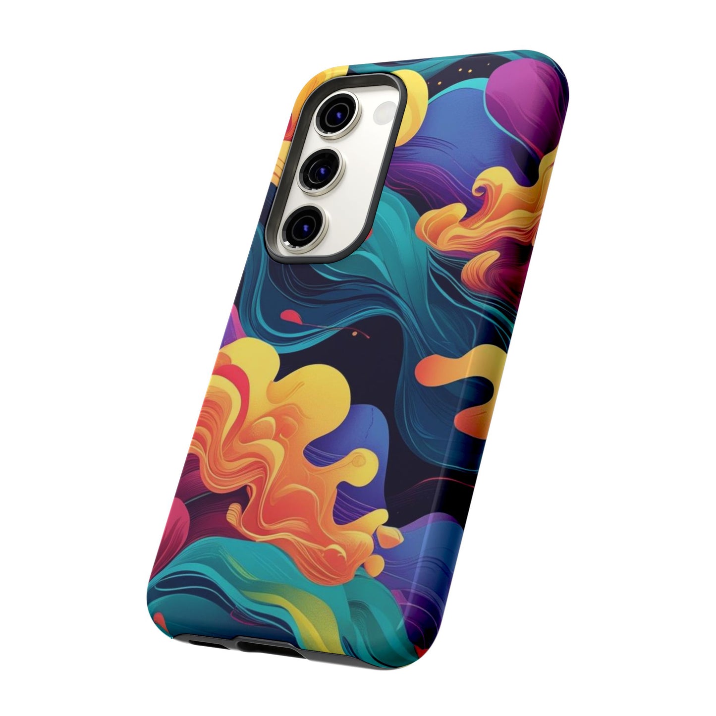 Colorful Phone Cover, Artistic Cellphone Cover, Unique Gift for Her, Trendy Accessories, Vibrant Protection