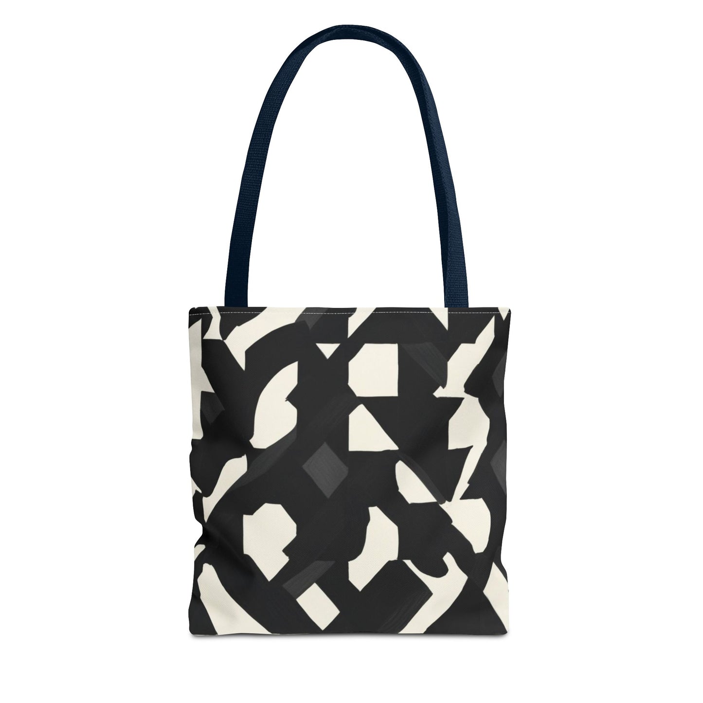 Modern Black and White Abstract Shopping Bag – Stylish, Versatile Carryall for Daily Use