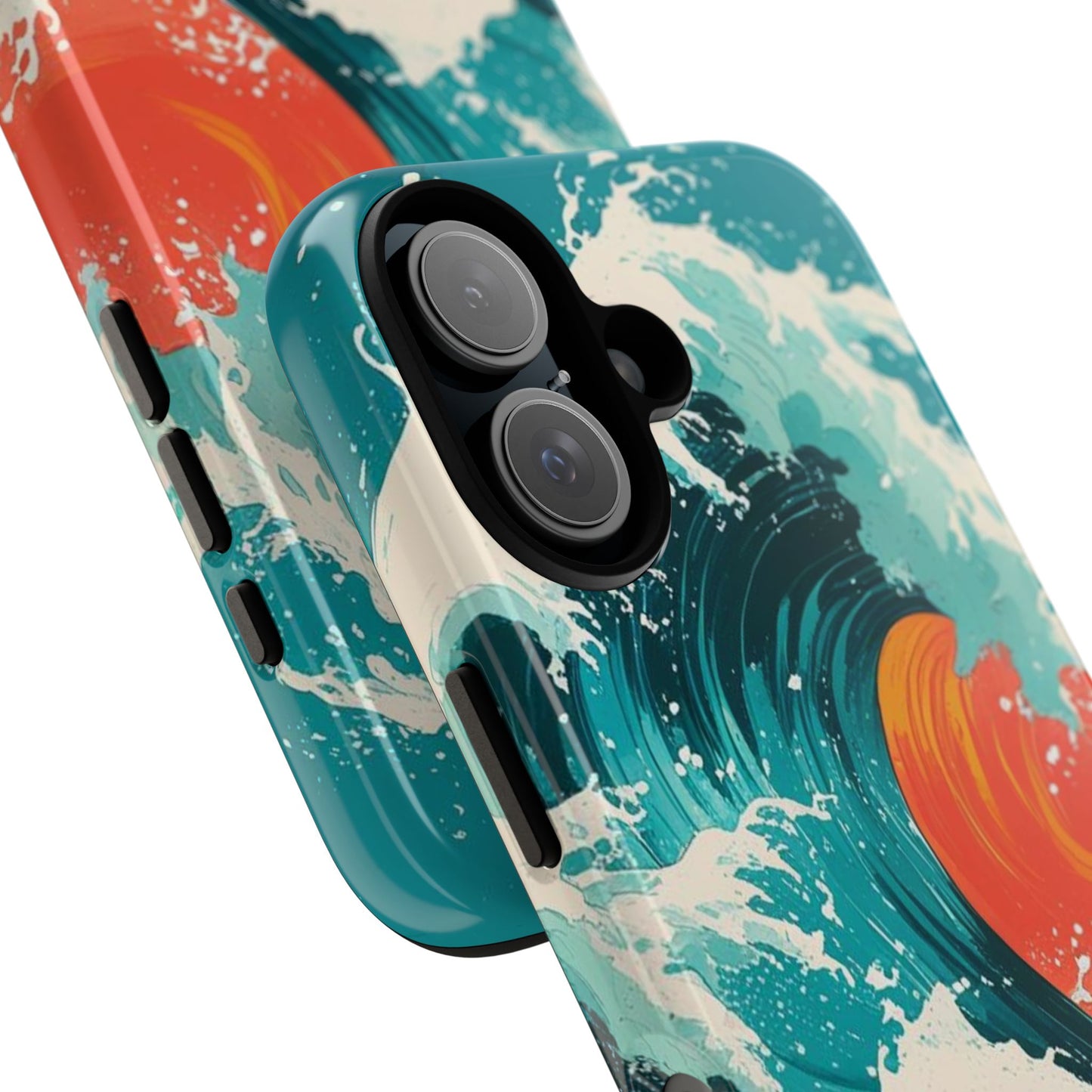 Ocean Wave Phone Cover, Tropical Phone Cover, Artistic Smartphone Cover, Waves Design, Summer Vibe Accessory, Gift for Beach Lovers