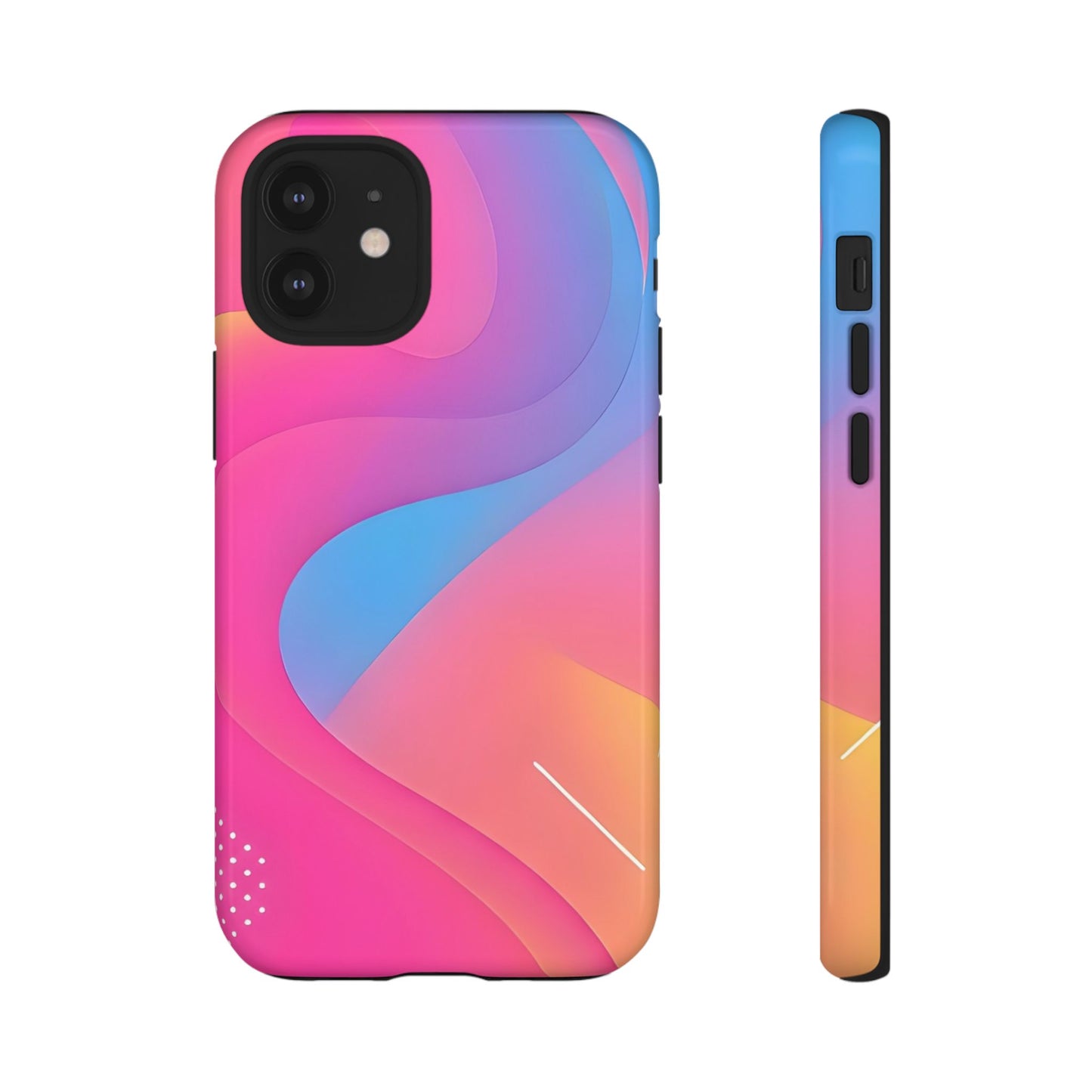 Stylish Tough Phone Case - Colorful Abstract Design for Trendsetters