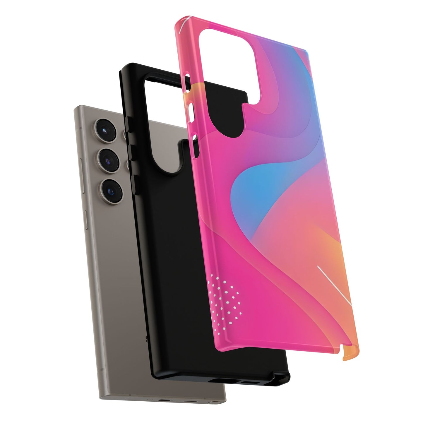 Stylish Tough Phone Case - Colorful Abstract Design for Trendsetters