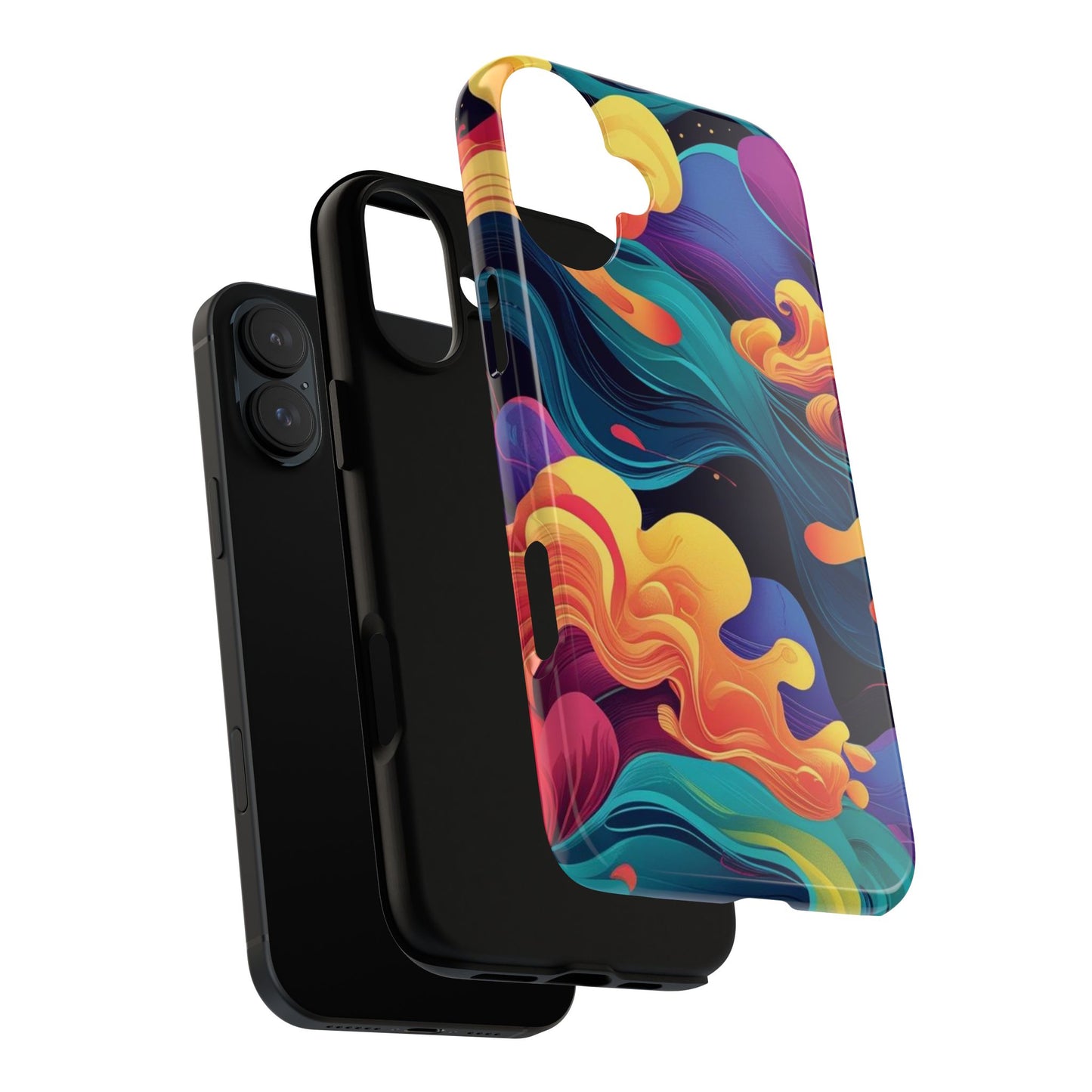 Colorful Phone Cover, Artistic Cellphone Cover, Unique Gift for Her, Trendy Accessories, Vibrant Protection