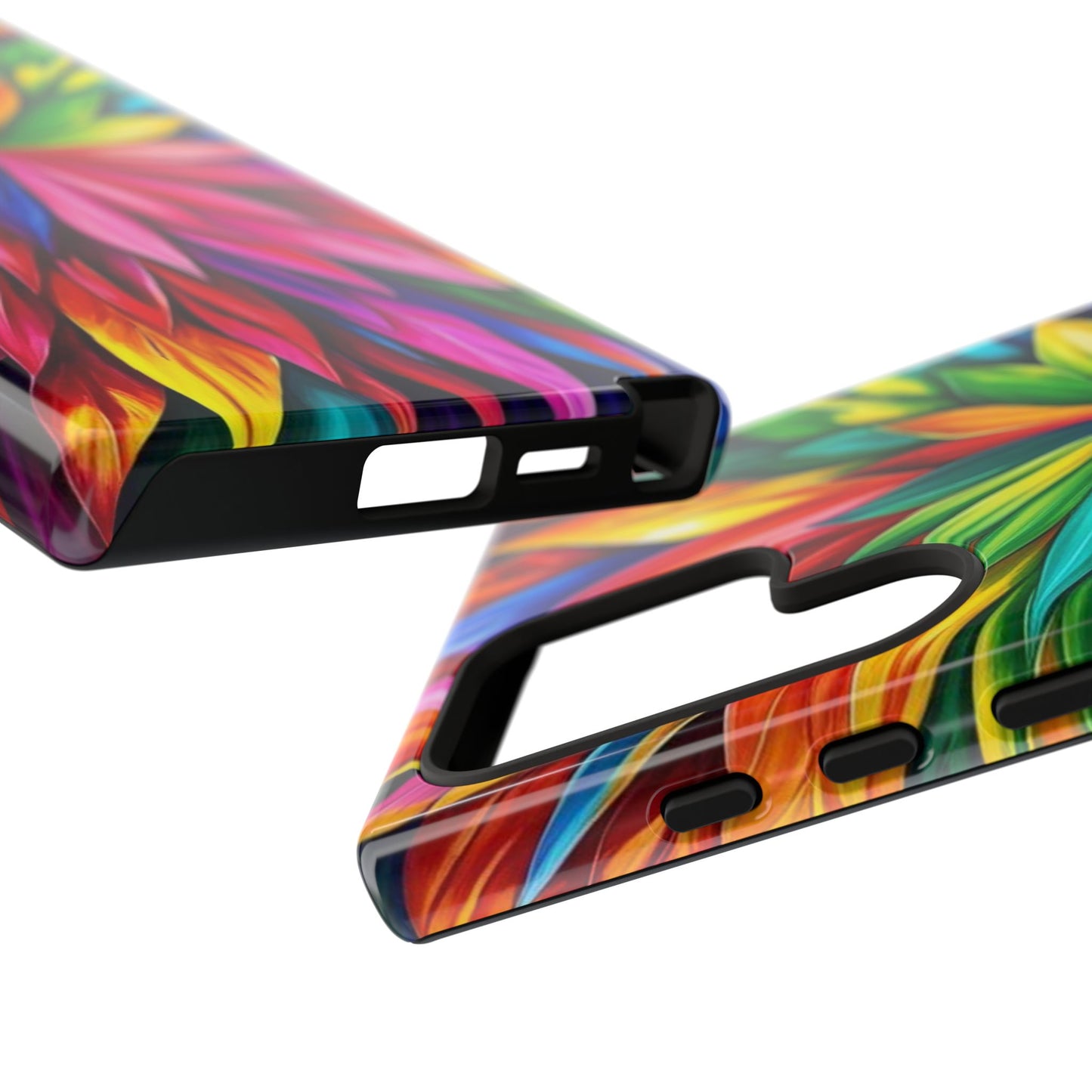 Colorful Floral Phone Cover - Tough Cases for Vibrant Protection
