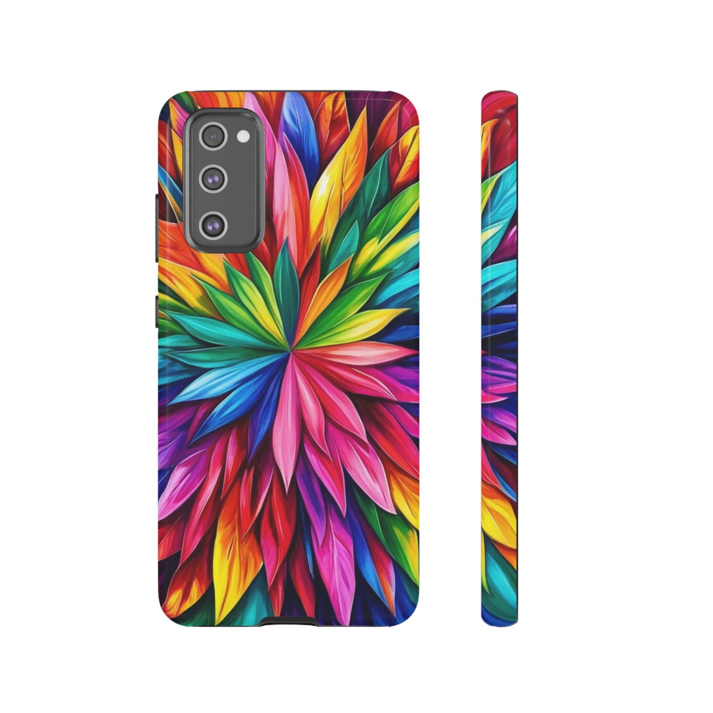Colorful Floral Phone Cover - Tough Cases for Vibrant Protection