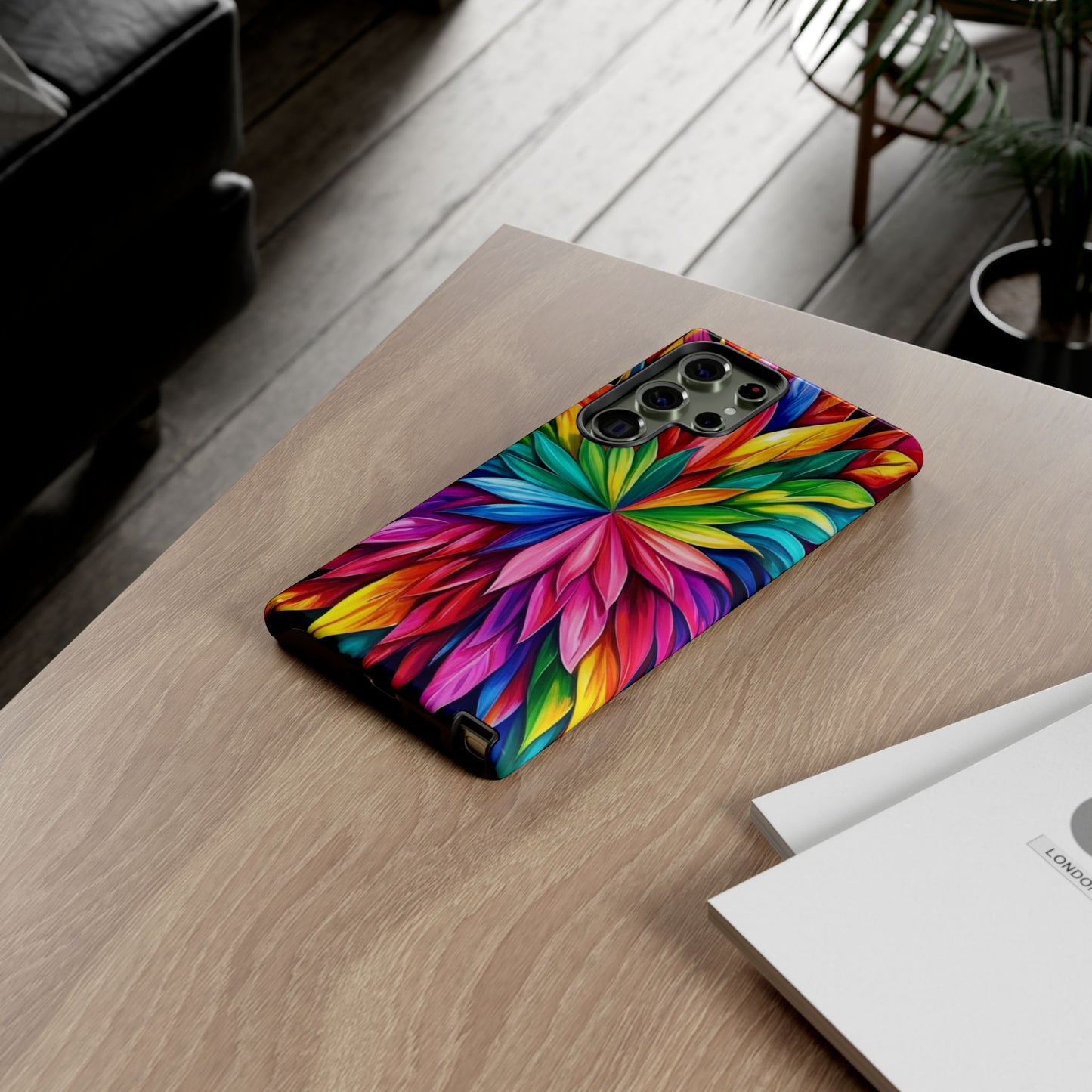 Colorful Floral Phone Cover - Tough Cases for Vibrant Protection