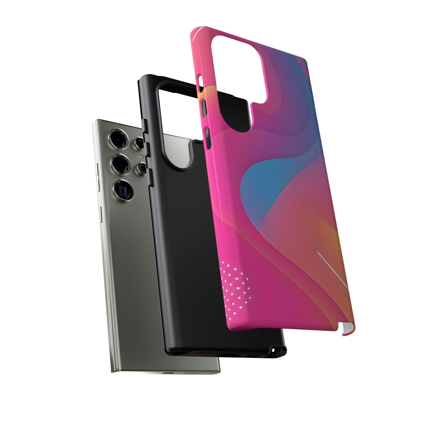 Stylish Tough Phone Case - Colorful Abstract Design for Trendsetters