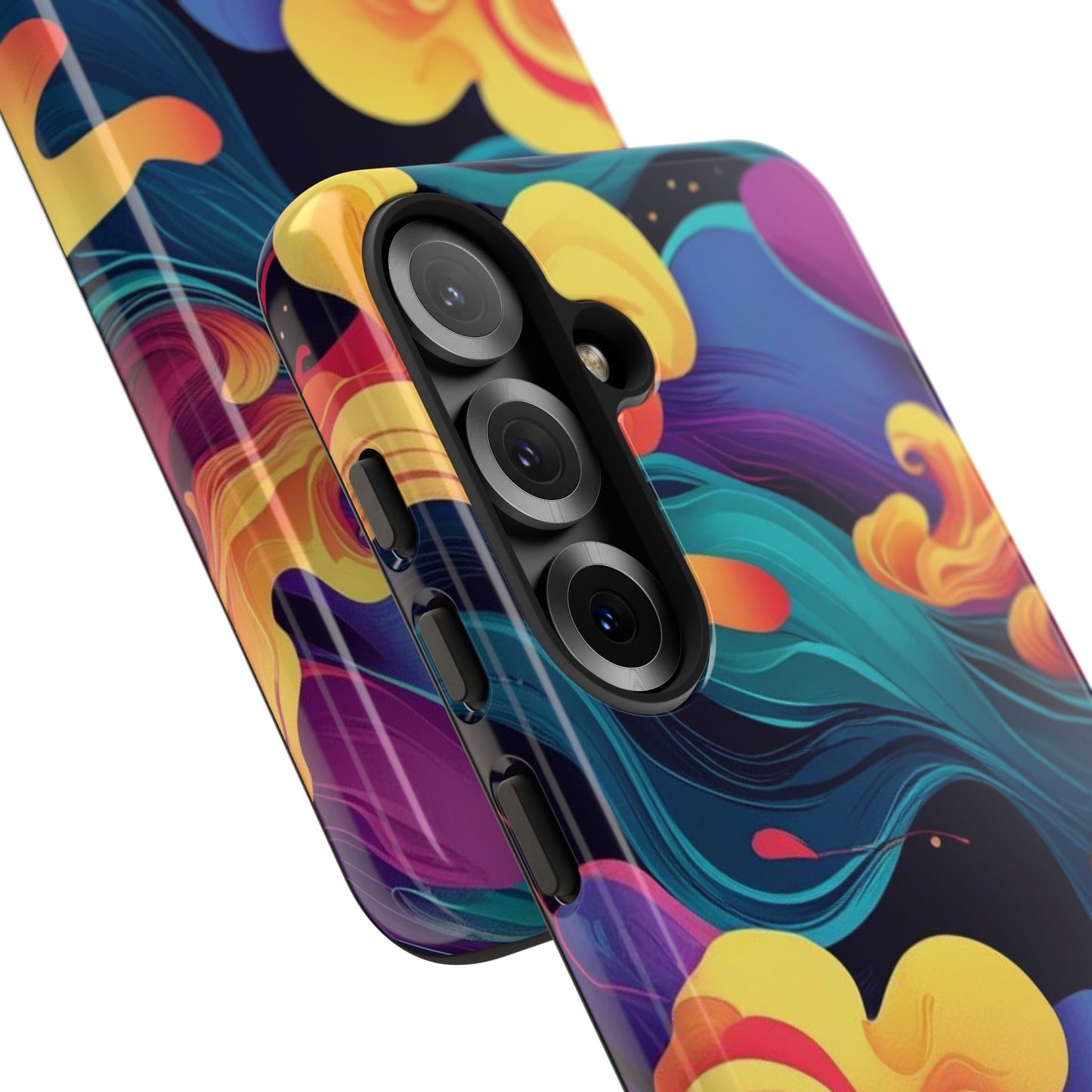 Colorful Phone Cover, Artistic Cellphone Cover, Unique Gift for Her, Trendy Accessories, Vibrant Protection