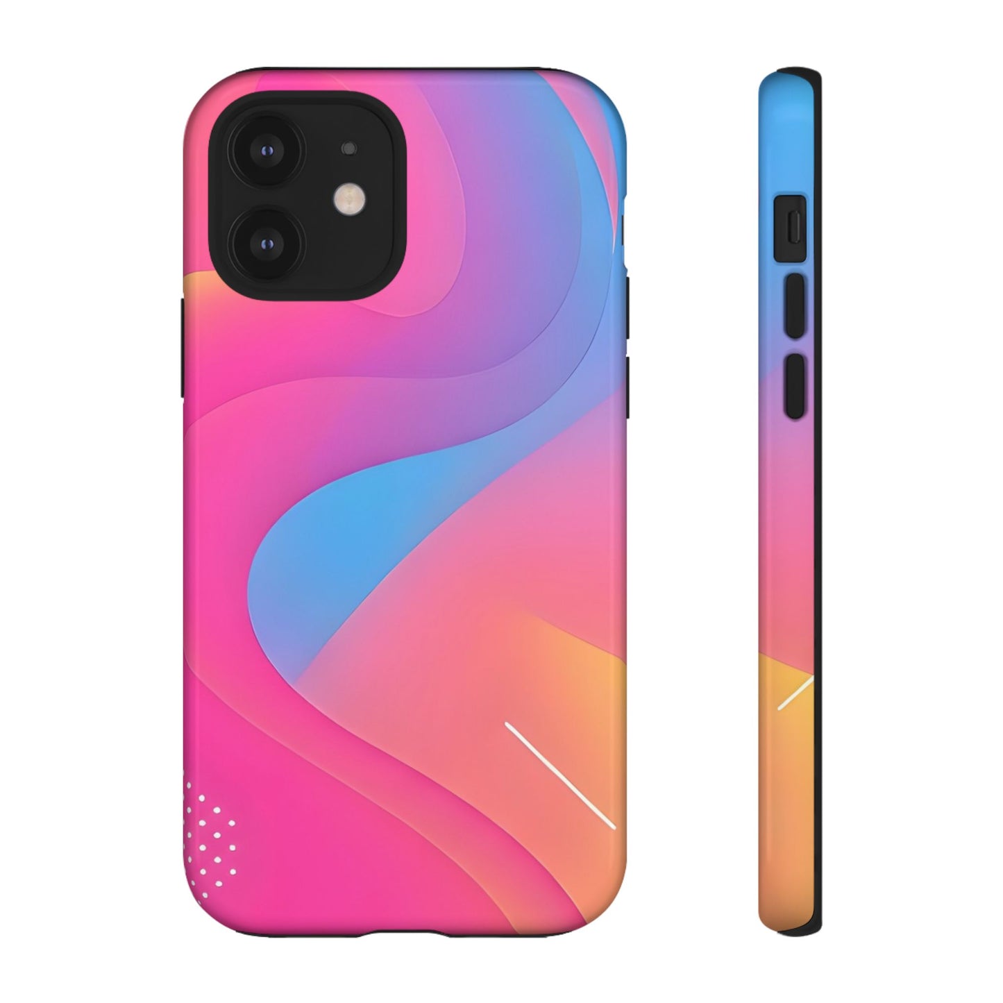 Stylish Tough Phone Case - Colorful Abstract Design for Trendsetters
