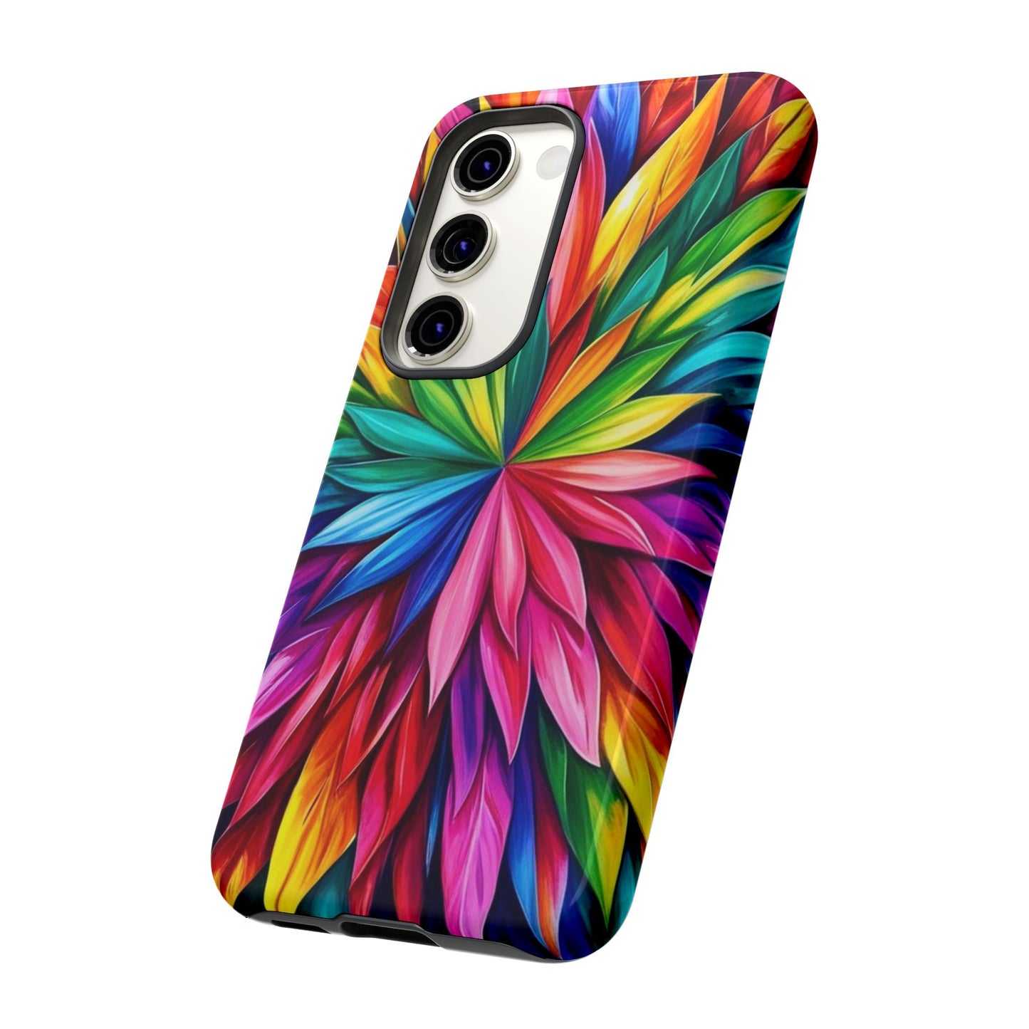 Colorful Floral Phone Cover - Tough Cases for Vibrant Protection