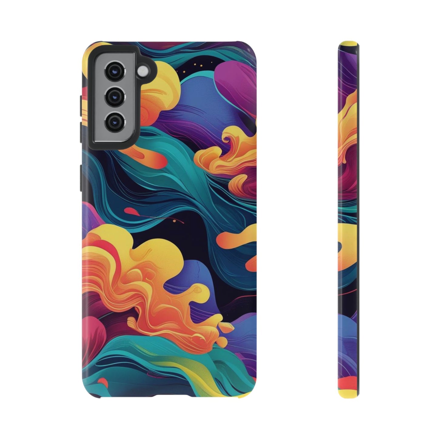 Colorful Phone Cover, Artistic Cellphone Cover, Unique Gift for Her, Trendy Accessories, Vibrant Protection
