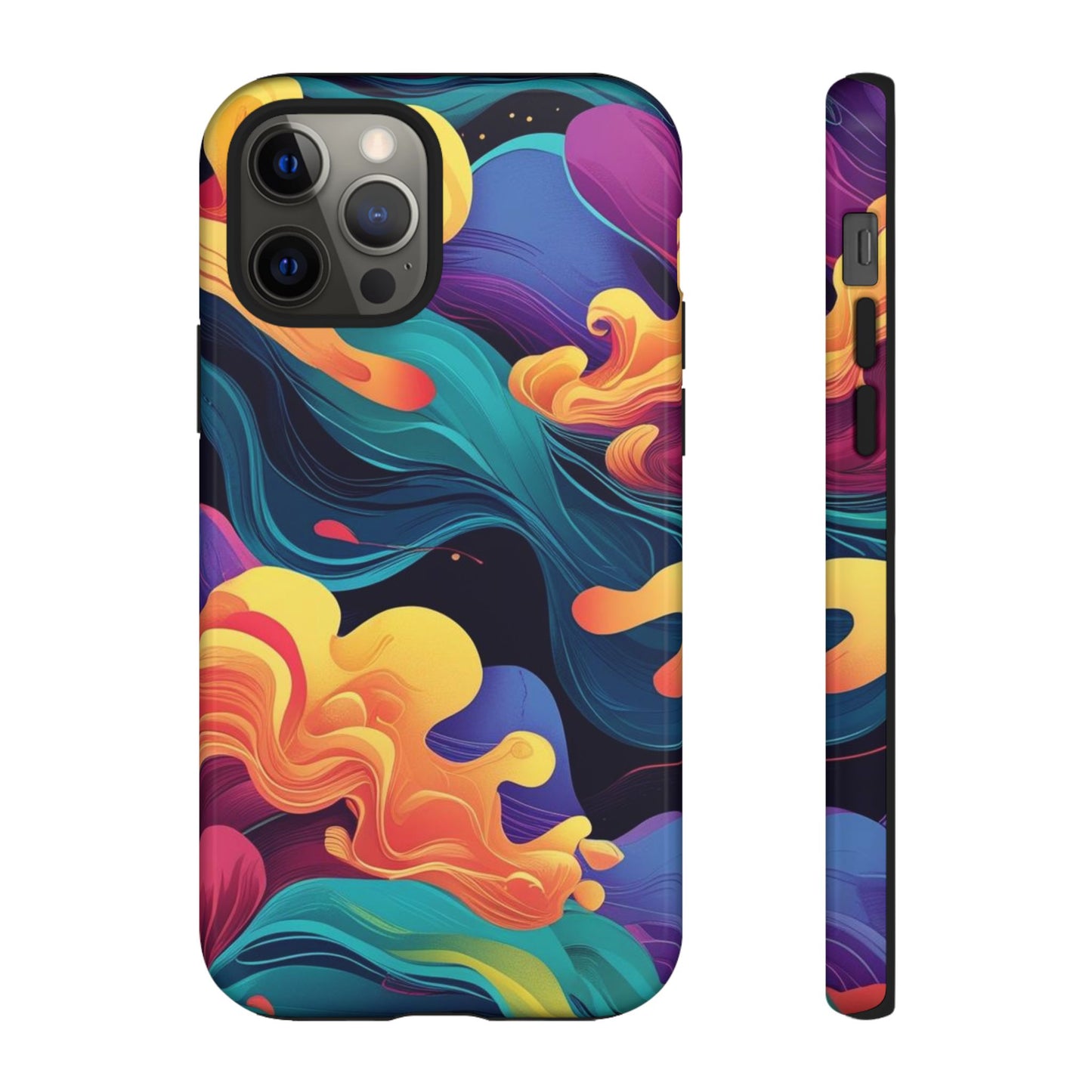 Colorful Phone Cover, Artistic Cellphone Cover, Unique Gift for Her, Trendy Accessories, Vibrant Protection