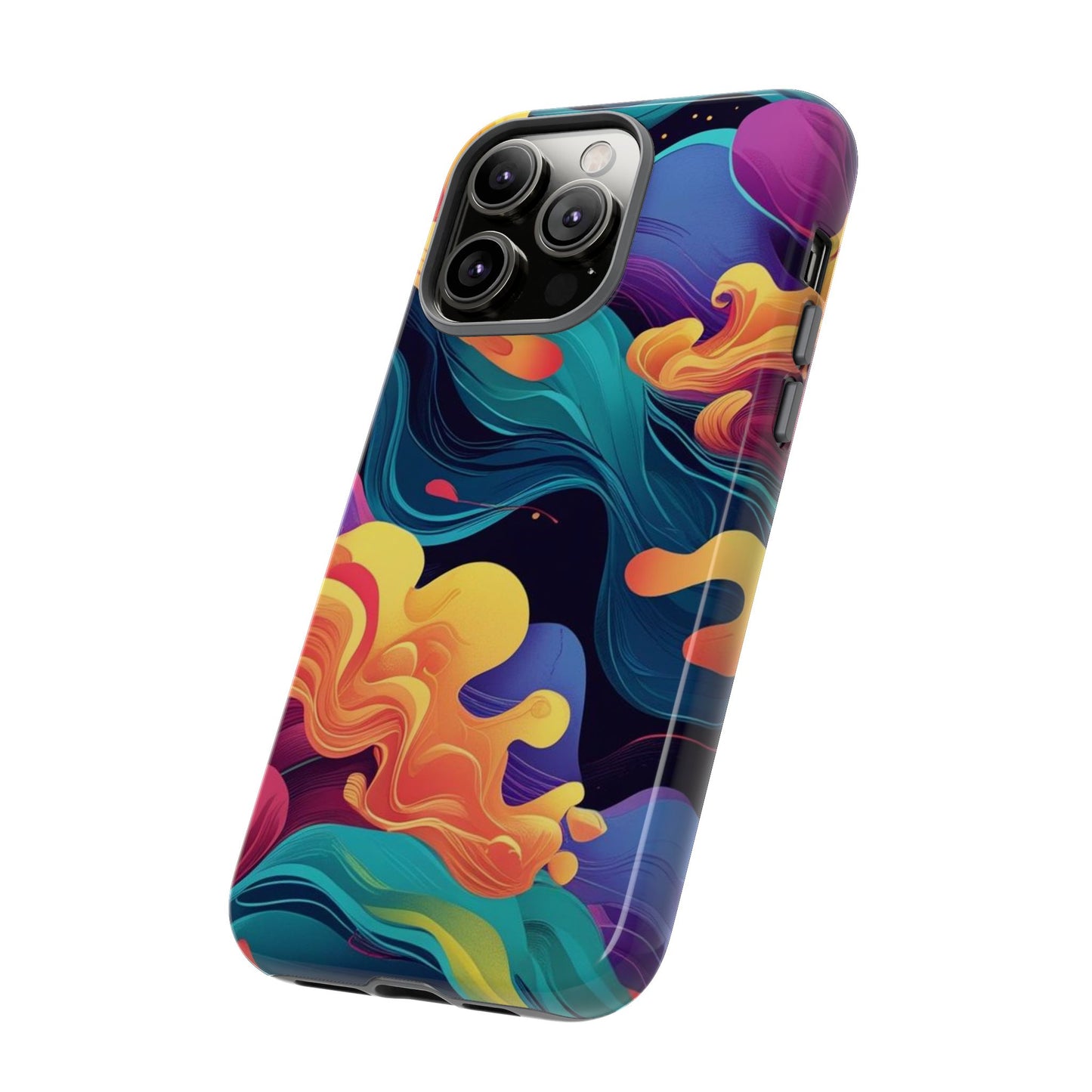 Colorful Phone Cover, Artistic Cellphone Cover, Unique Gift for Her, Trendy Accessories, Vibrant Protection