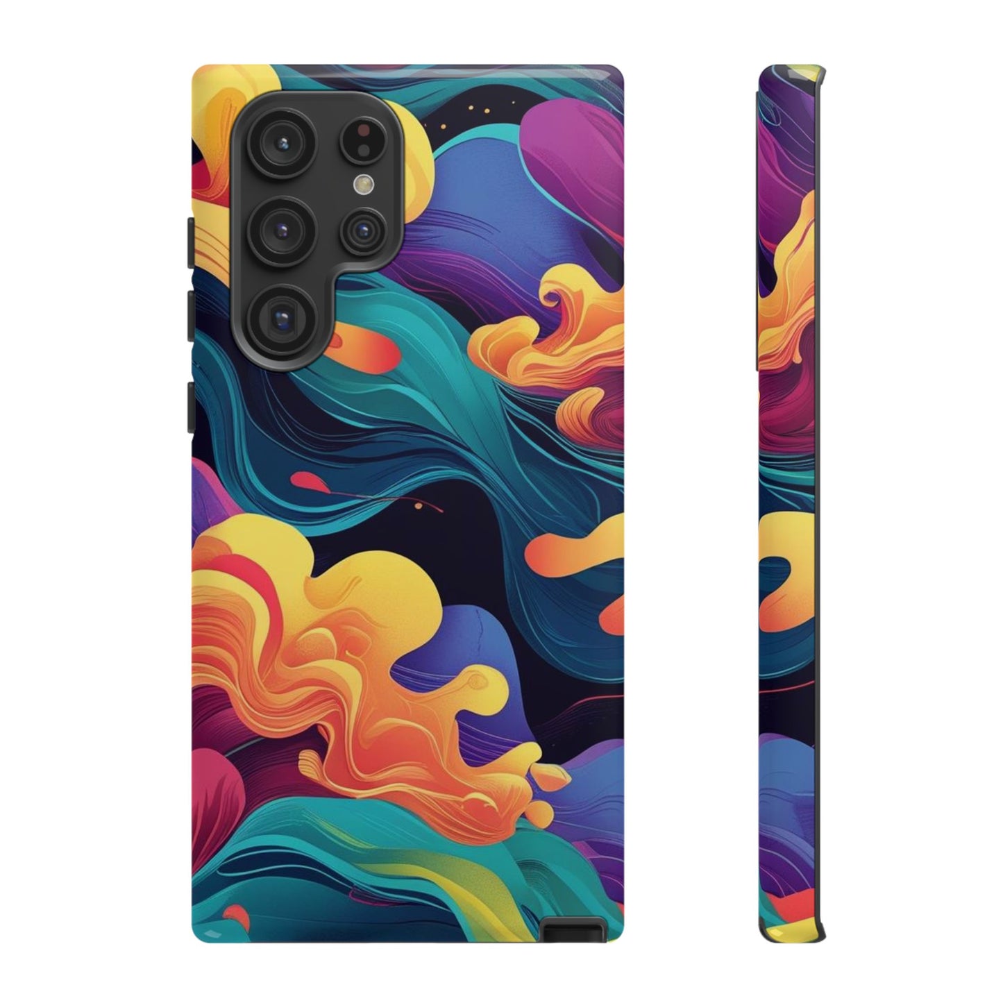 Colorful Phone Cover, Artistic Cellphone Cover, Unique Gift for Her, Trendy Accessories, Vibrant Protection