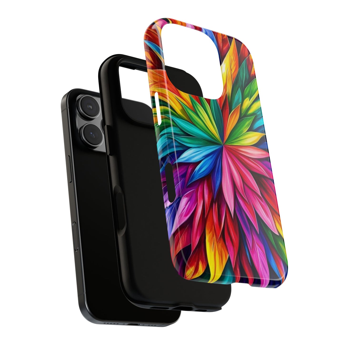 Colorful Floral Phone Cover - Tough Cases for Vibrant Protection