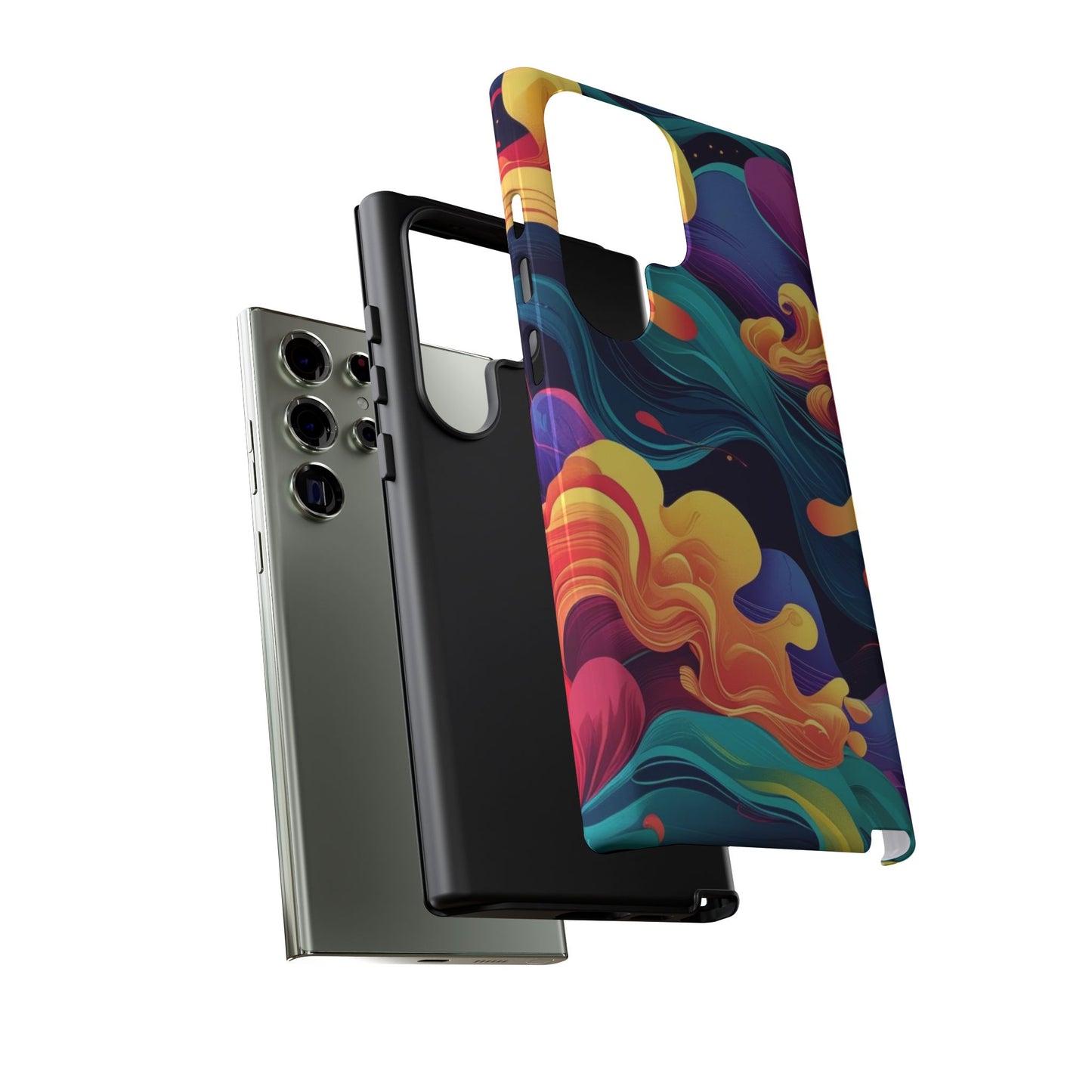 Colorful Phone Cover, Artistic Cellphone Cover, Unique Gift for Her, Trendy Accessories, Vibrant Protection