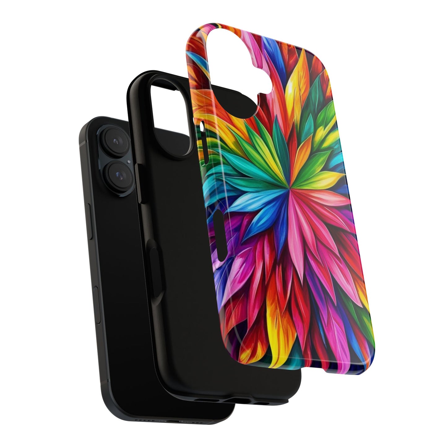Colorful Floral Phone Cover - Tough Cases for Vibrant Protection