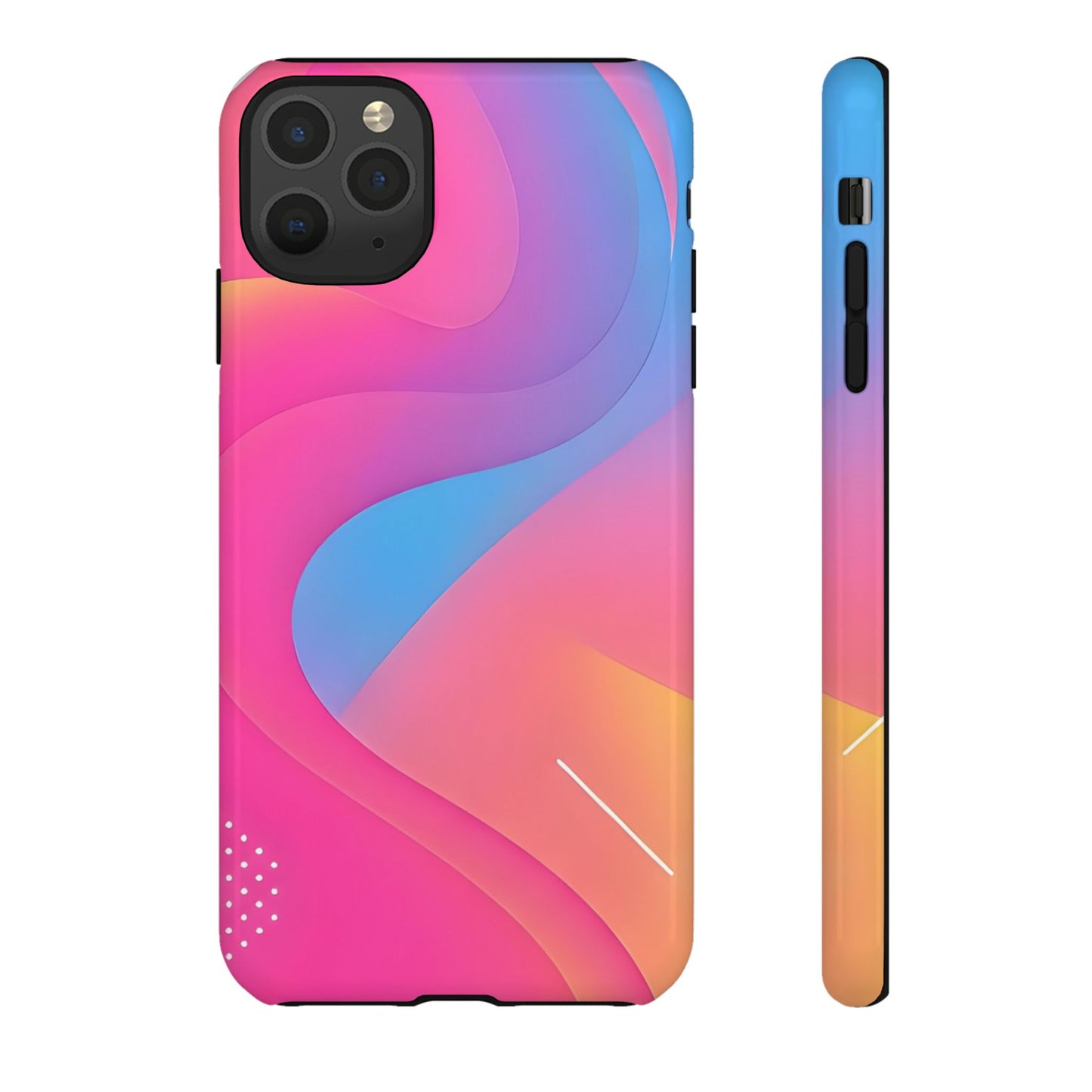 Stylish Tough Phone Case - Colorful Abstract Design for Trendsetters