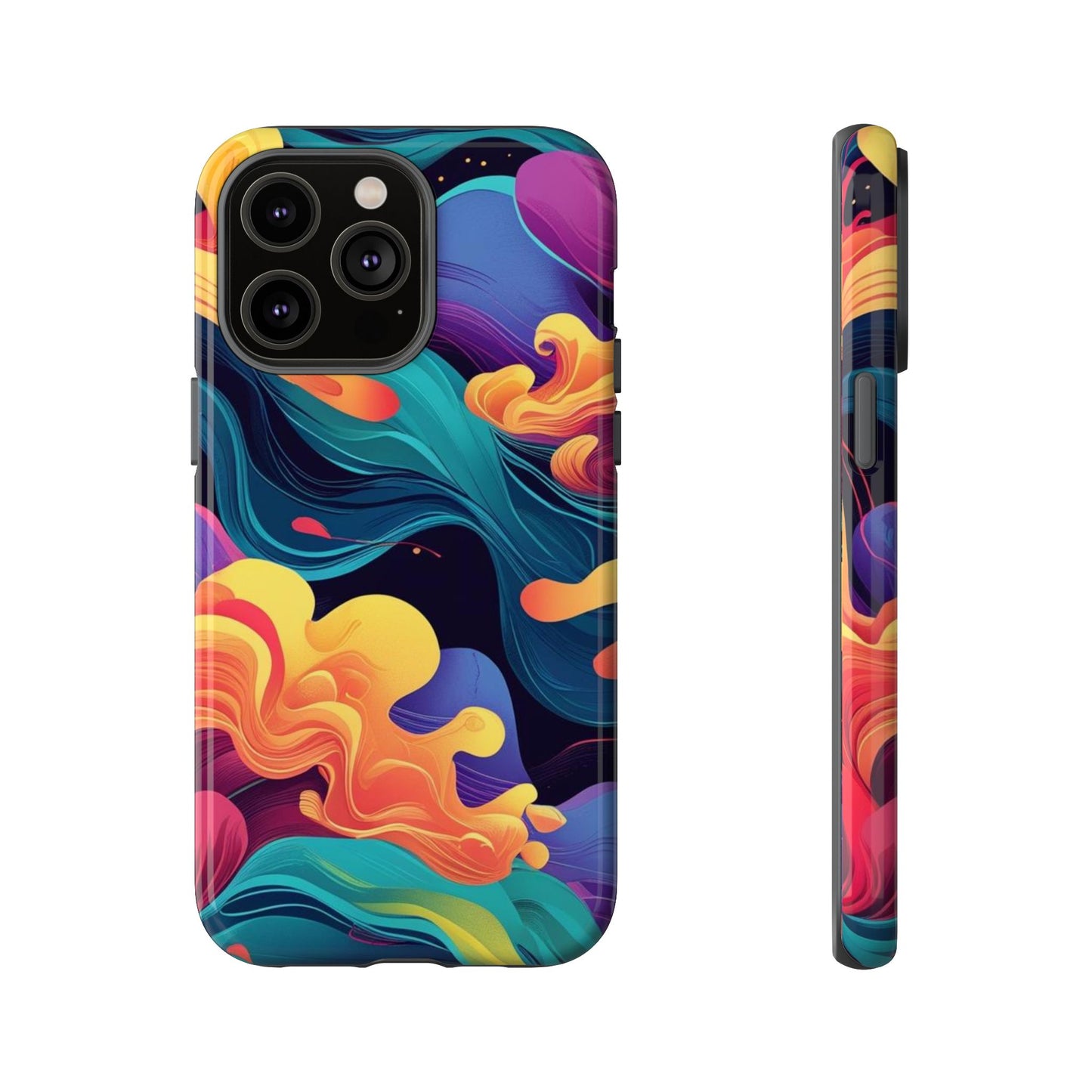 Colorful Phone Cover, Artistic Cellphone Cover, Unique Gift for Her, Trendy Accessories, Vibrant Protection