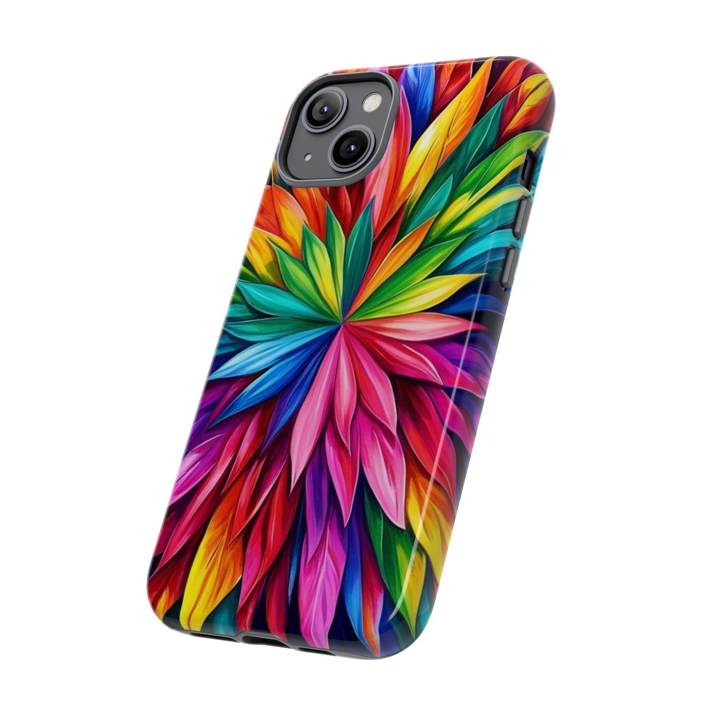 Colorful Floral Phone Cover - Tough Cases for Vibrant Protection