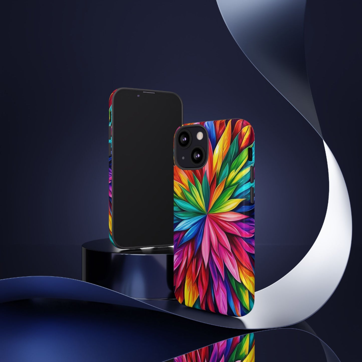 Colorful Floral Phone Cover - Tough Cases for Vibrant Protection