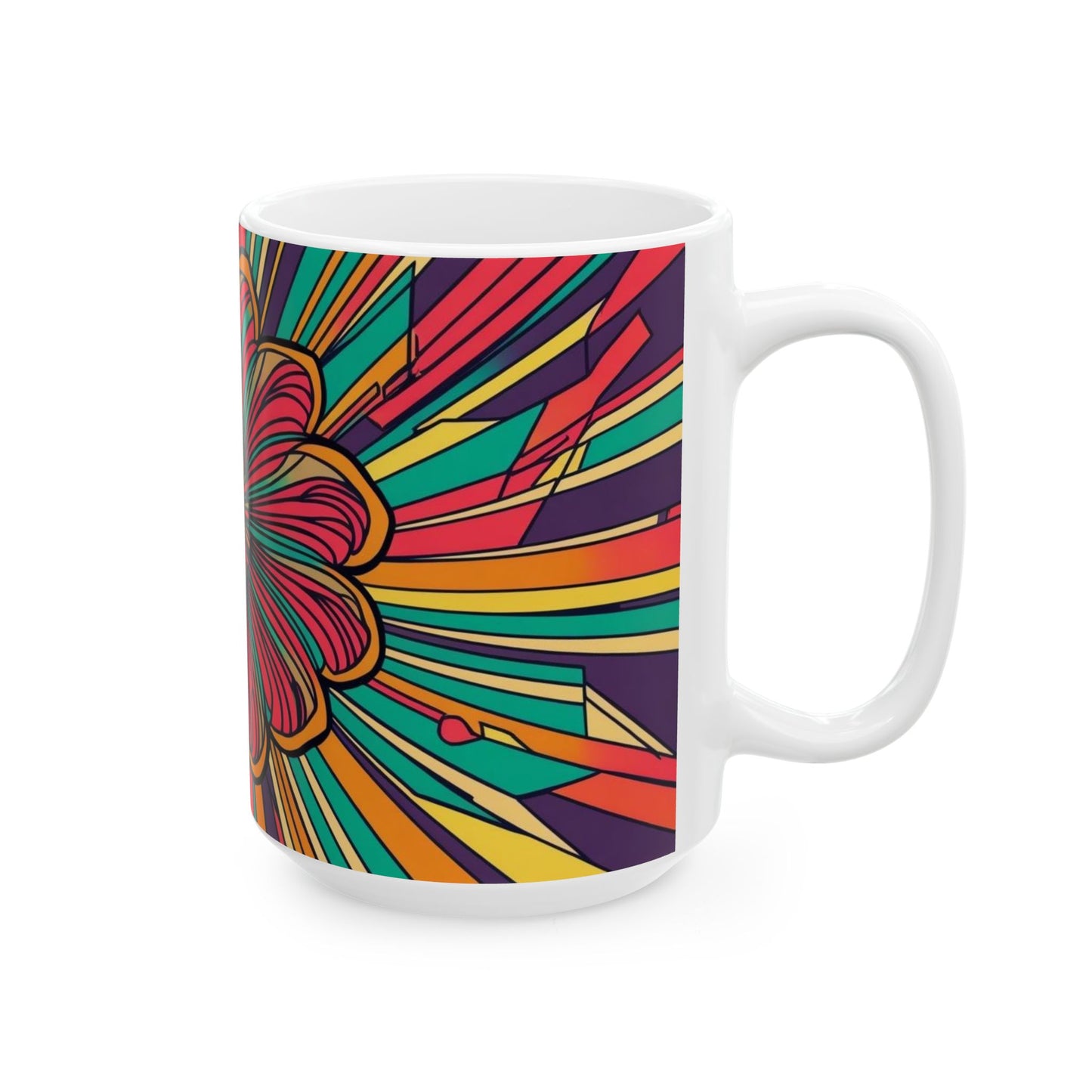 Vibrant Colorful Coffee Mug- Perfect for Home and Gifts