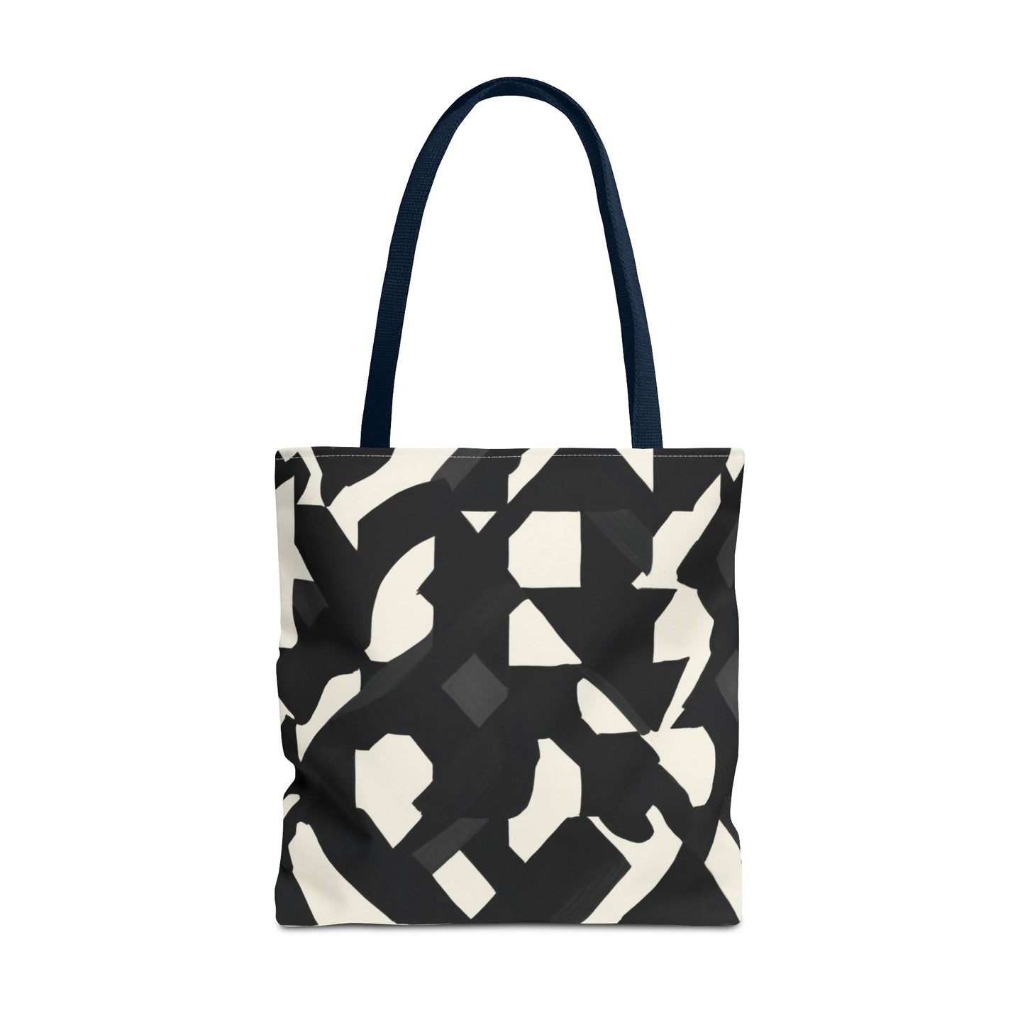 Modern Black and White Abstract Shopping Bag – Stylish, Versatile Carryall for Daily Use