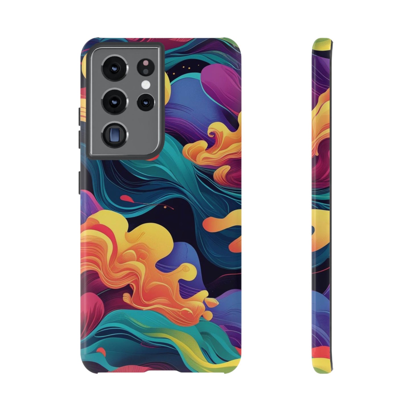 Colorful Phone Cover, Artistic Cellphone Cover, Unique Gift for Her, Trendy Accessories, Vibrant Protection