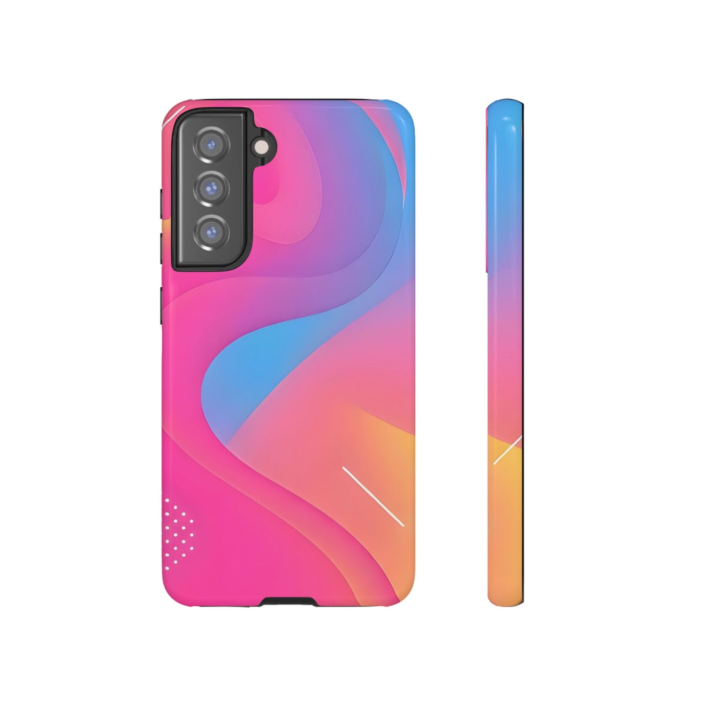 Stylish Tough Phone Case - Colorful Abstract Design for Trendsetters