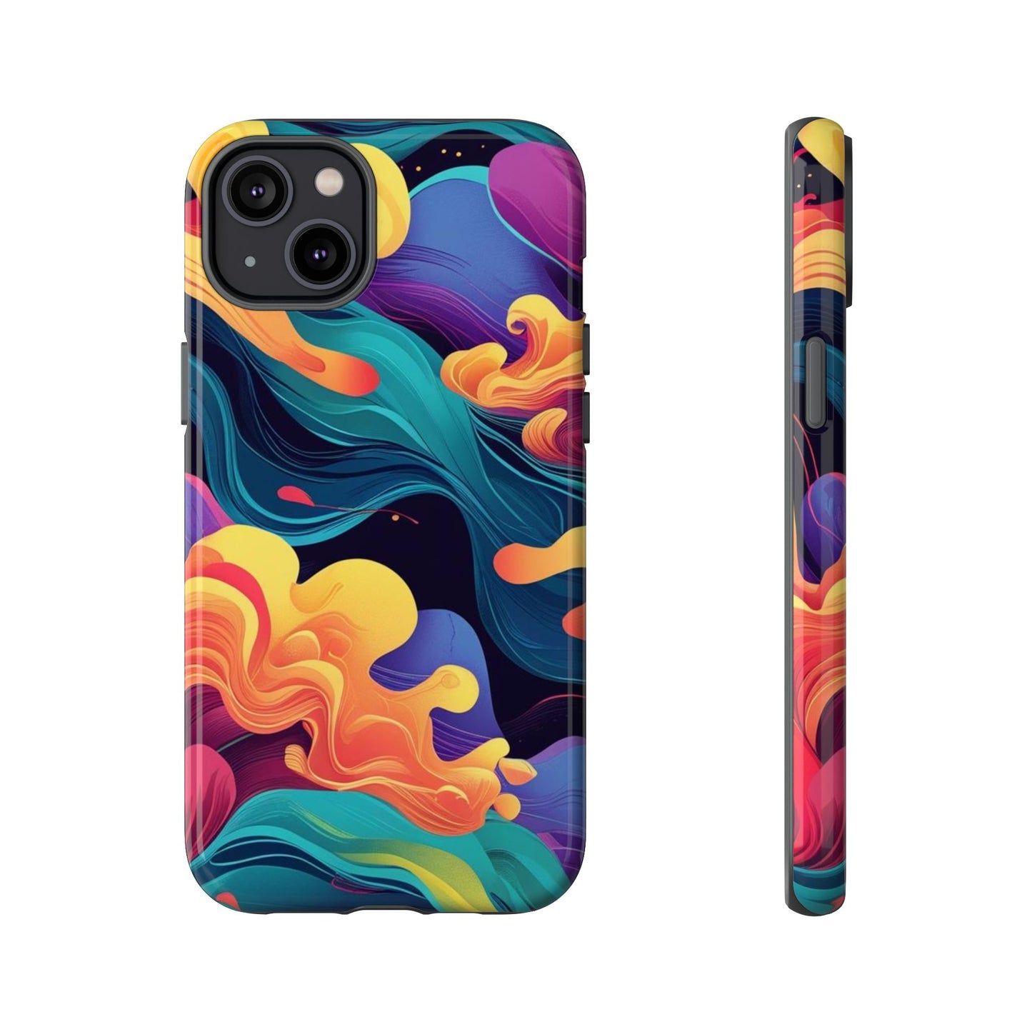 Colorful Phone Cover, Artistic Cellphone Cover, Unique Gift for Her, Trendy Accessories, Vibrant Protection