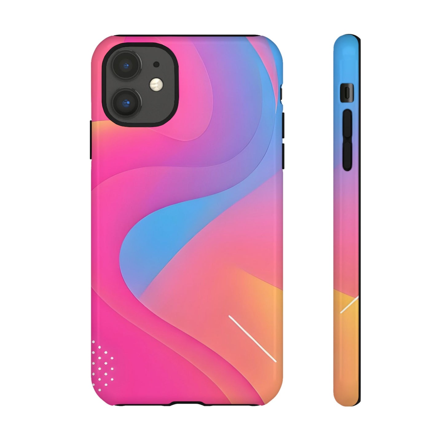 Stylish Tough Phone Case - Colorful Abstract Design for Trendsetters