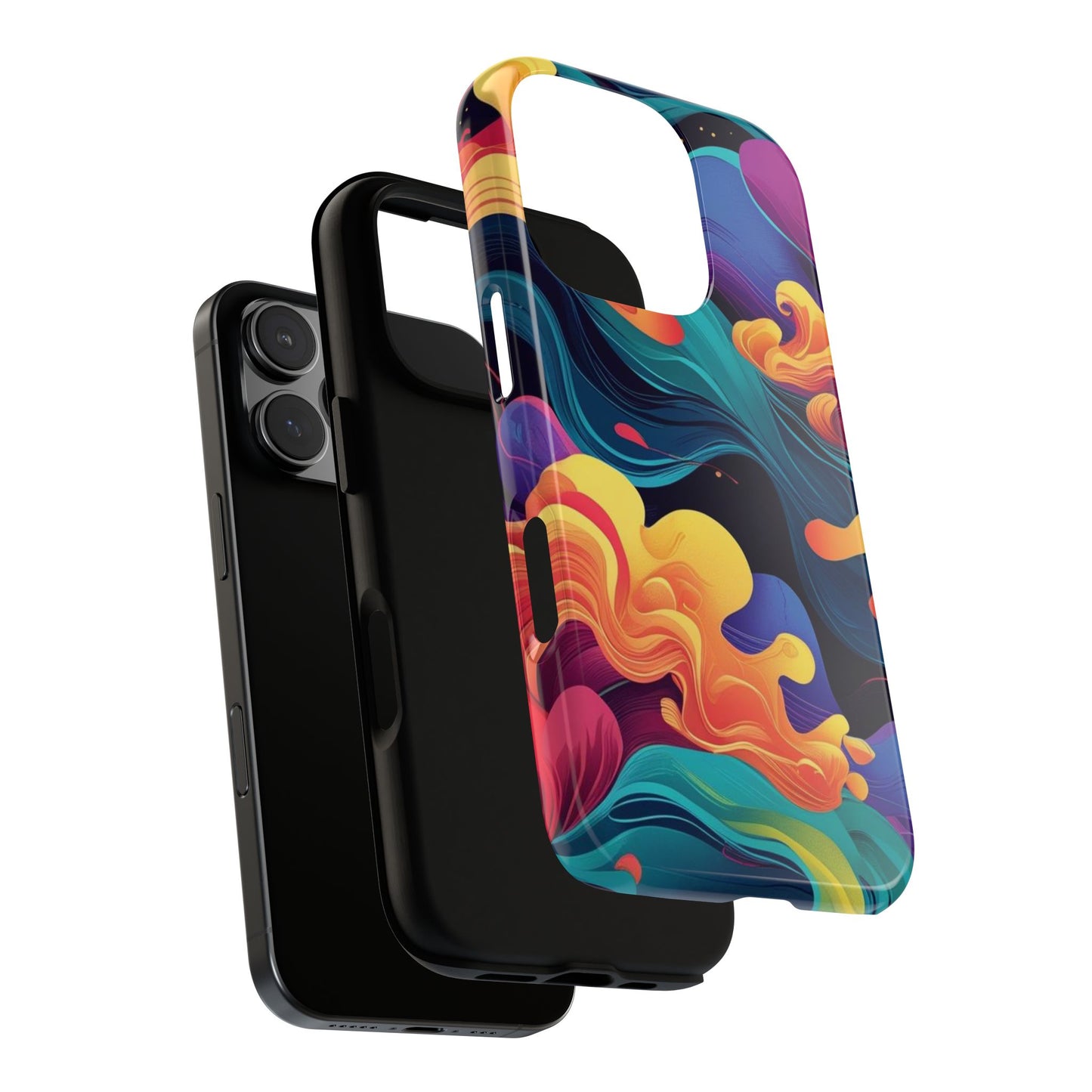 Colorful Phone Cover, Artistic Cellphone Cover, Unique Gift for Her, Trendy Accessories, Vibrant Protection