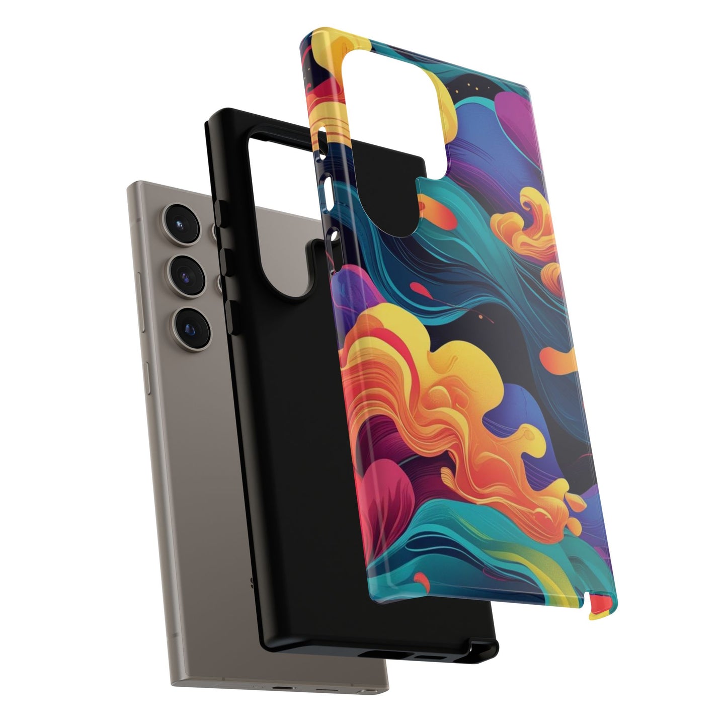 Colorful Phone Cover, Artistic Cellphone Cover, Unique Gift for Her, Trendy Accessories, Vibrant Protection