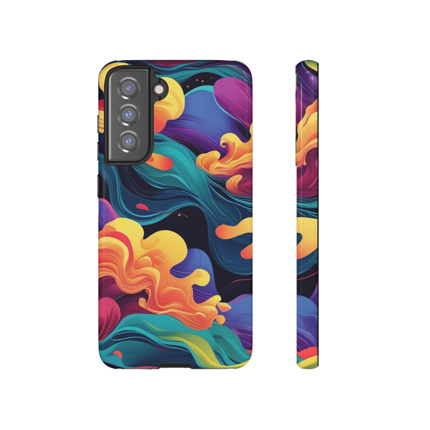 Colorful Phone Cover, Artistic Cellphone Cover, Unique Gift for Her, Trendy Accessories, Vibrant Protection