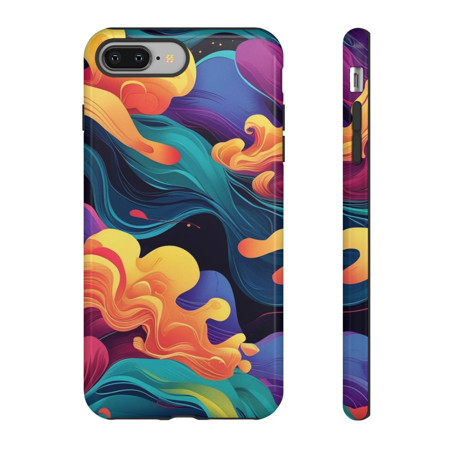 Colorful Phone Cover, Artistic Cellphone Cover, Unique Gift for Her, Trendy Accessories, Vibrant Protection
