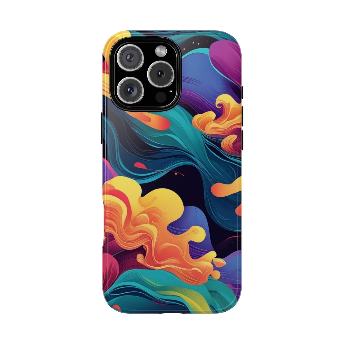 Colorful Phone Cover, Artistic Cellphone Cover, Unique Gift for Her, Trendy Accessories, Vibrant Protection
