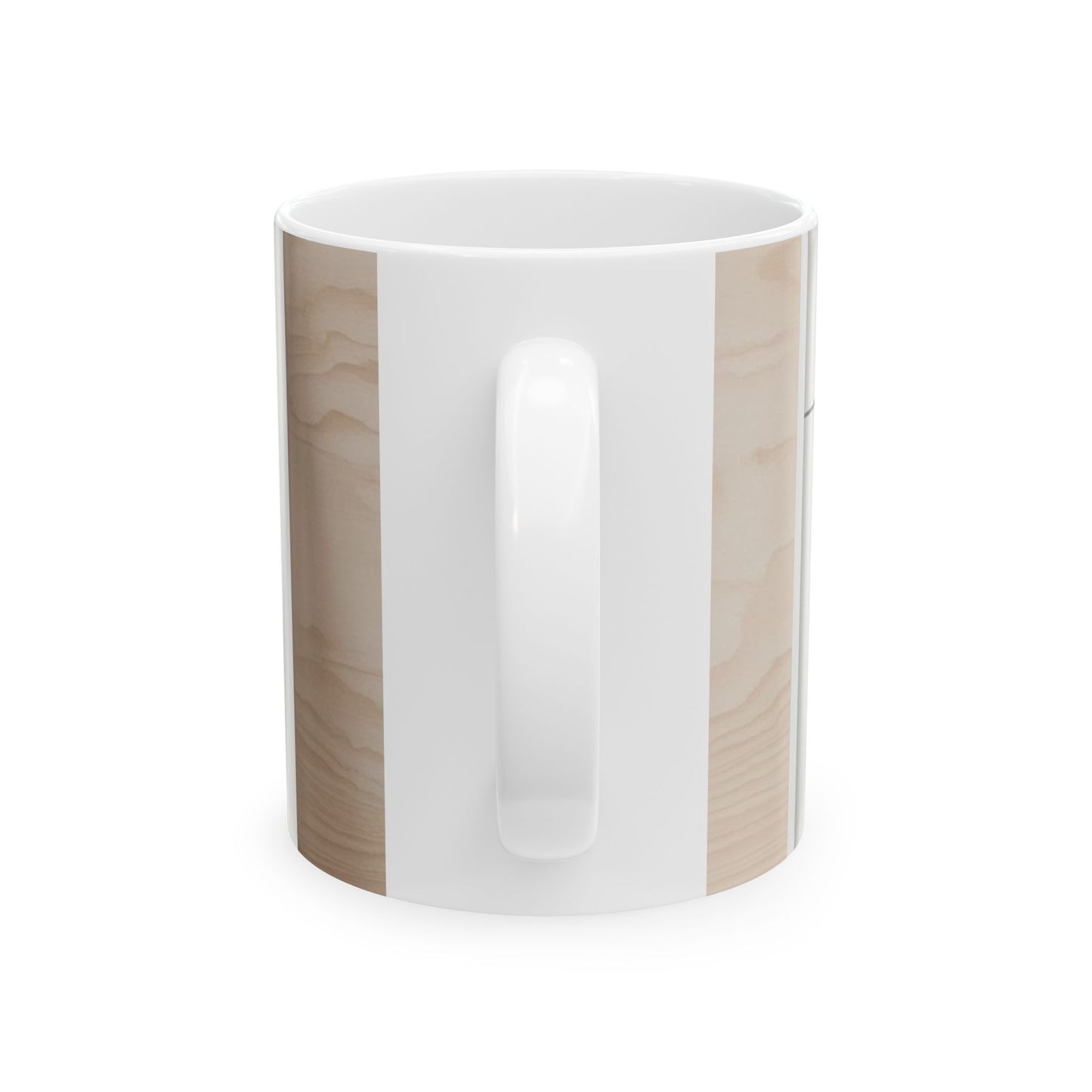 Modern Geometric Ceramic Mug - Perfect for Coffee Lovers
