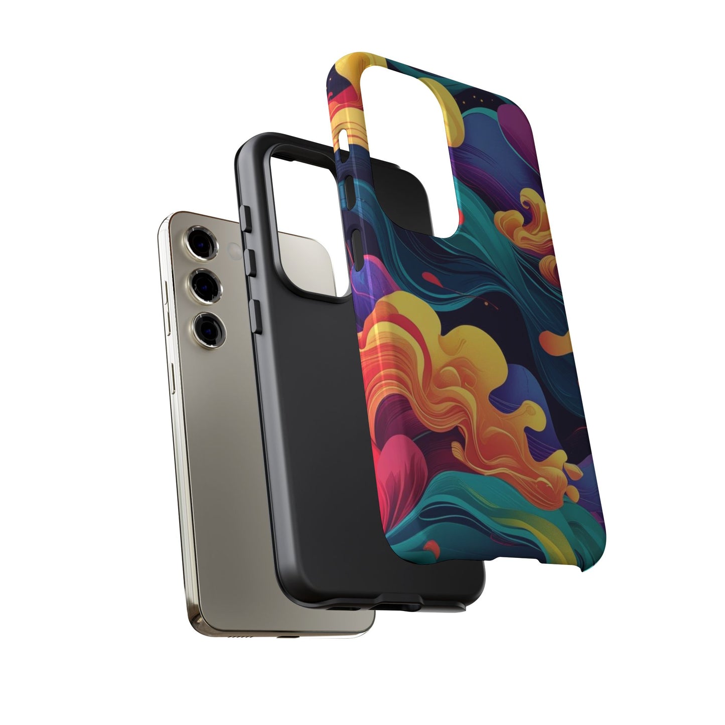 Colorful Phone Cover, Artistic Cellphone Cover, Unique Gift for Her, Trendy Accessories, Vibrant Protection