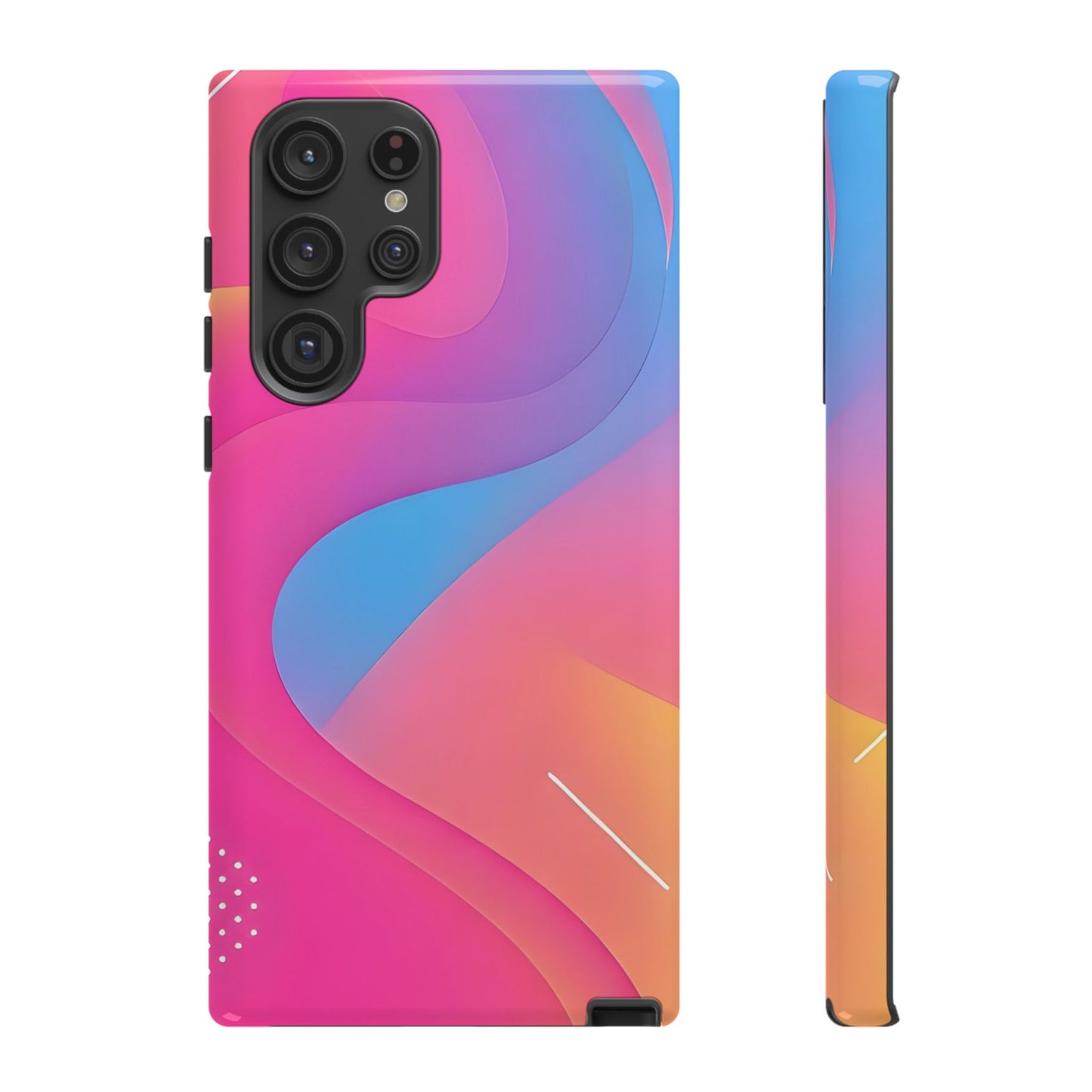 Stylish Tough Phone Case - Colorful Abstract Design for Trendsetters